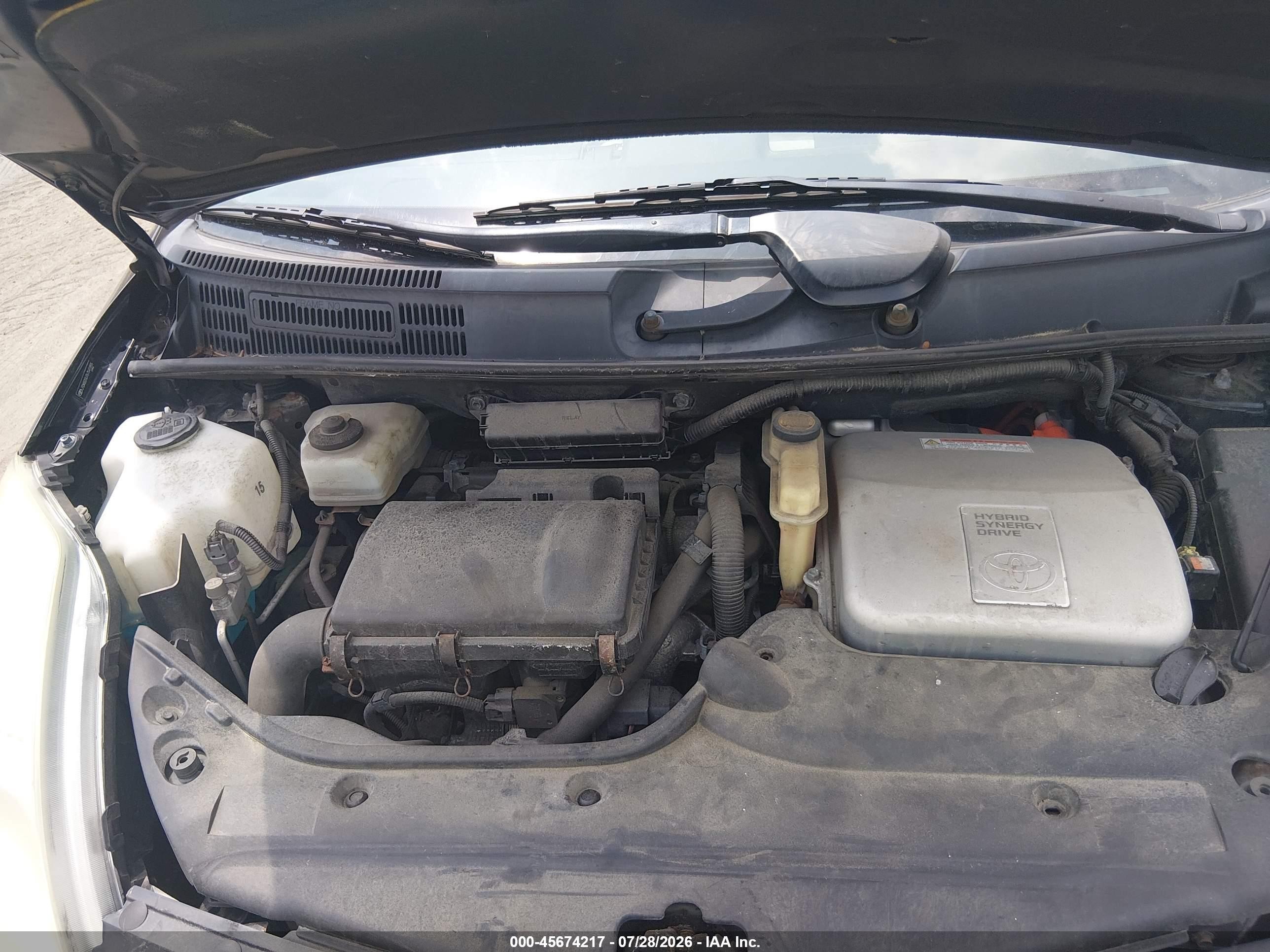 2006 Toyota Prius   Black vin: JTDKB20U767541855