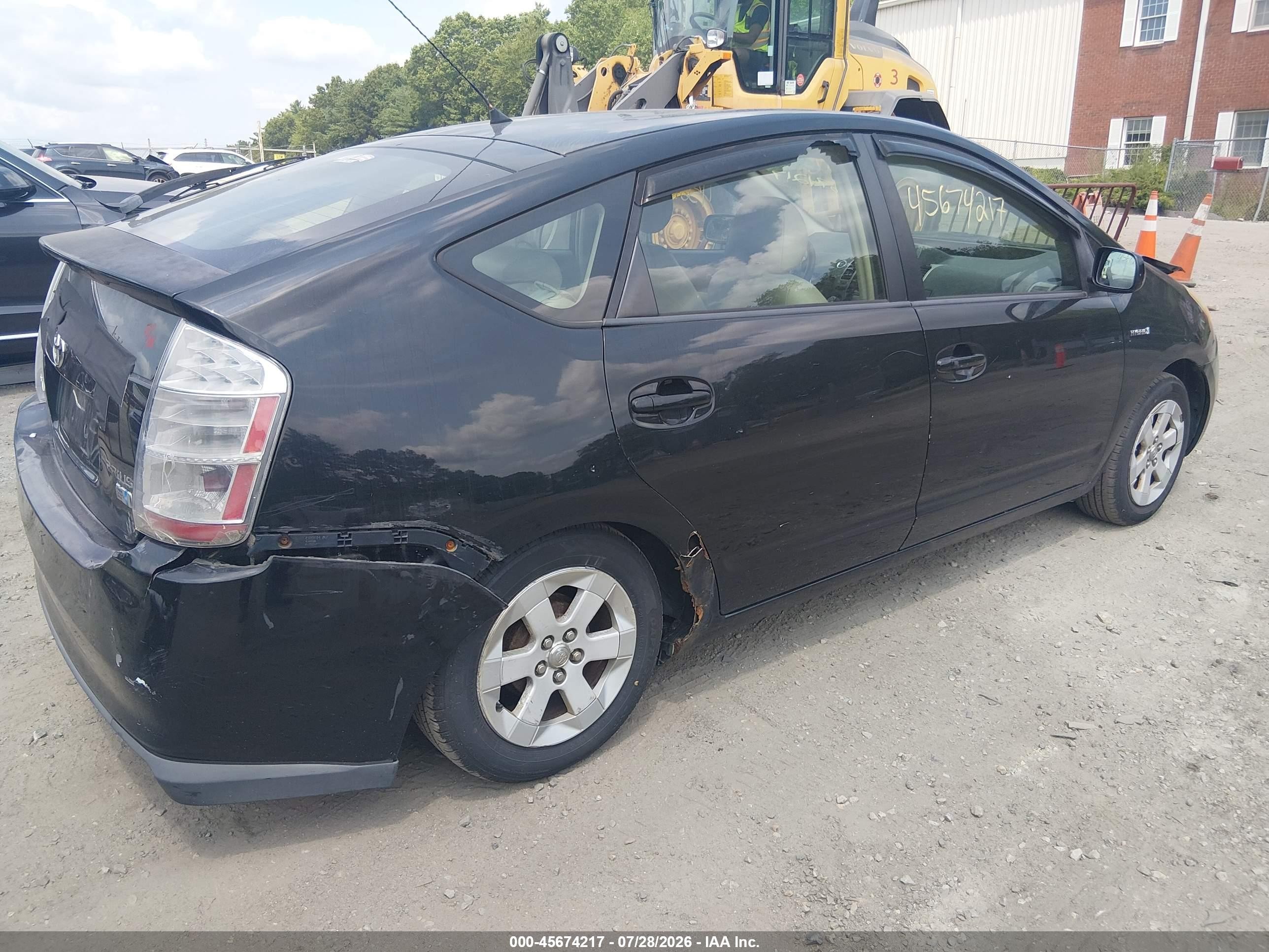 2006 Toyota Prius   Black vin: JTDKB20U767541855