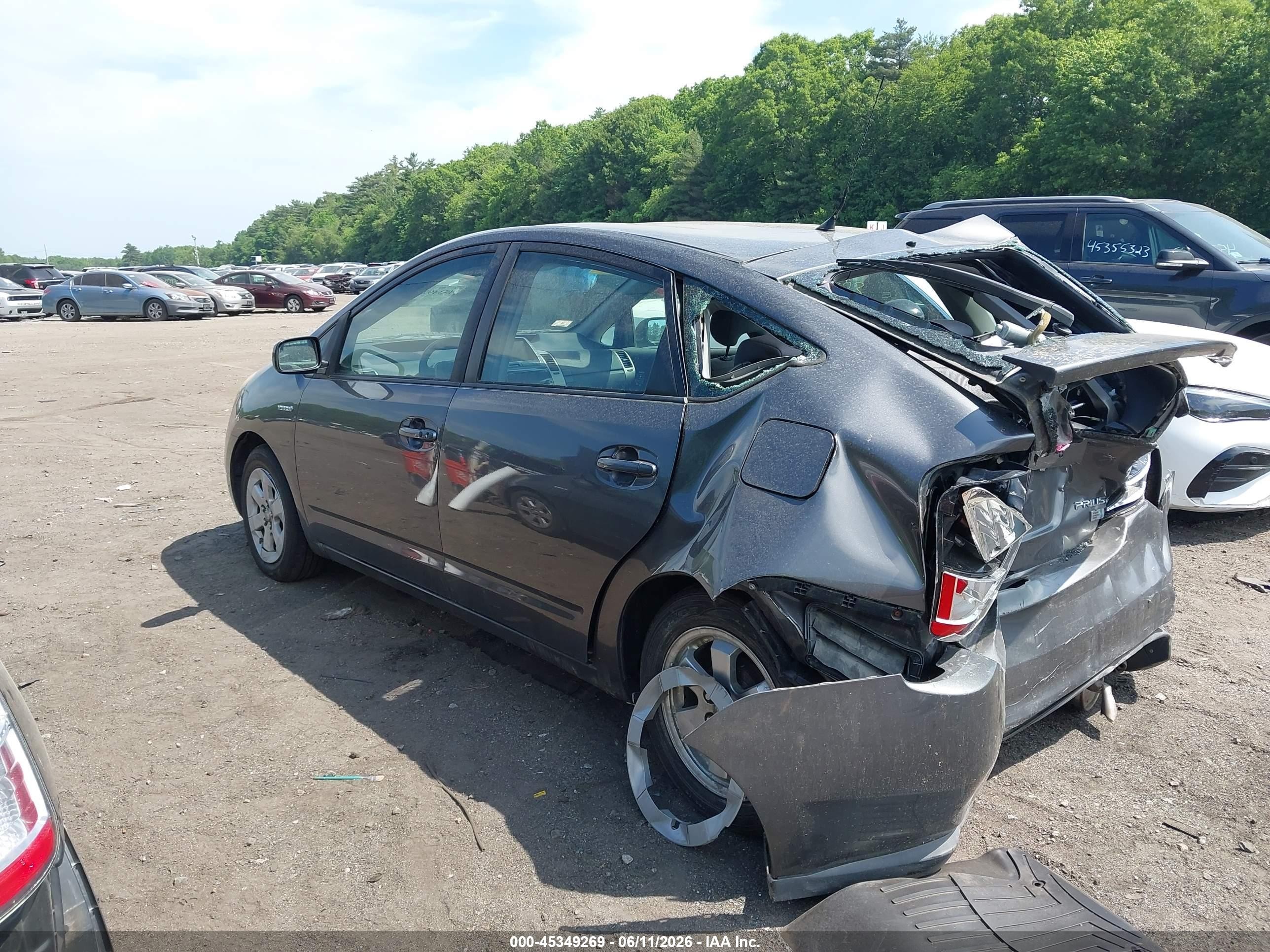 2007 Toyota Prius   Gray vin: JTDKB20U773214087