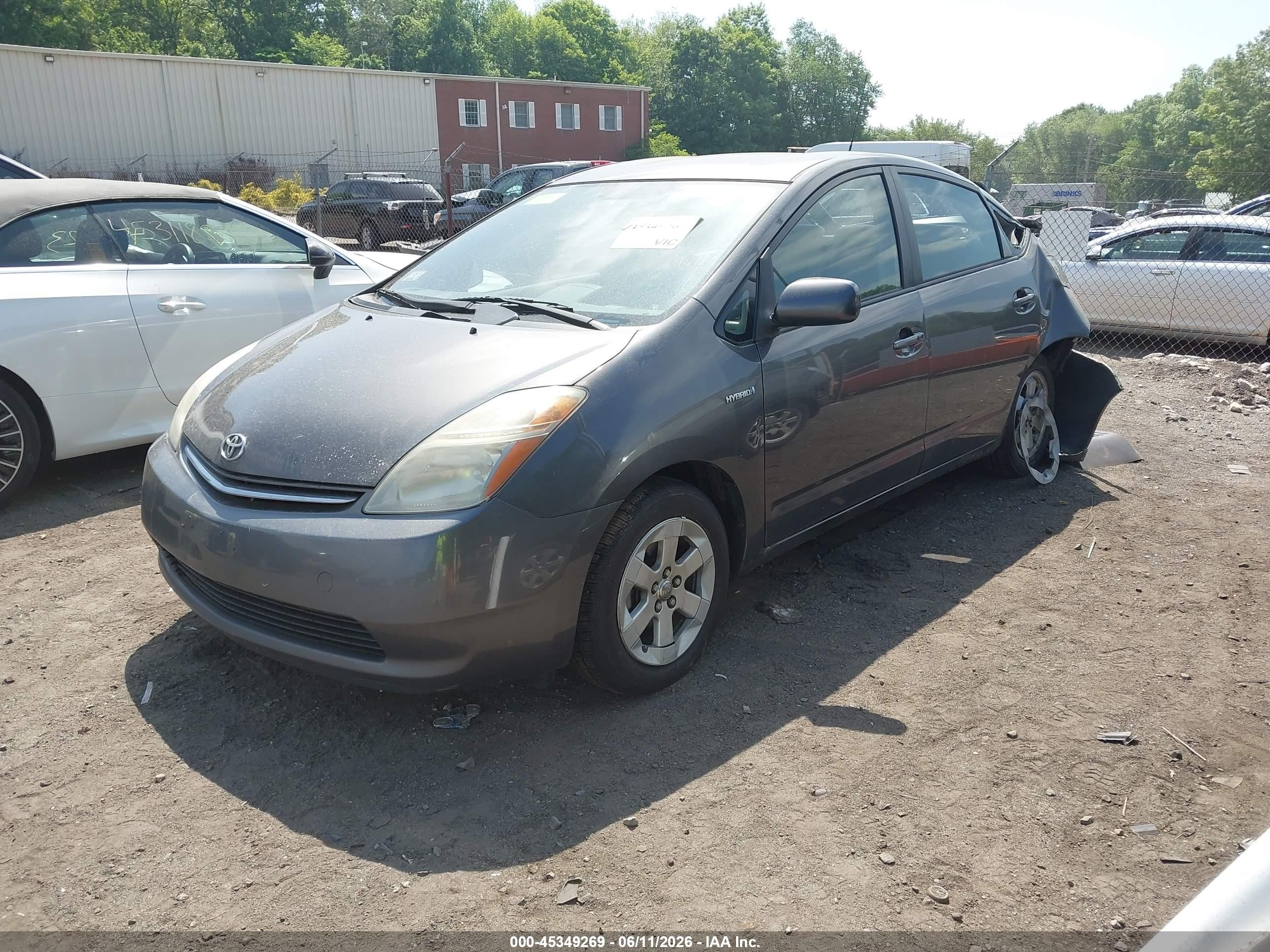 2007 Toyota Prius   Gray vin: JTDKB20U773214087