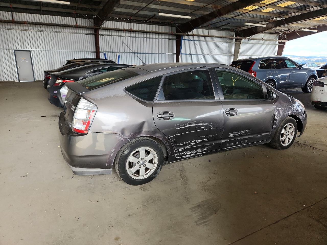 2007 Toyota Prius Base Gray vin: JTDKB20U773226255