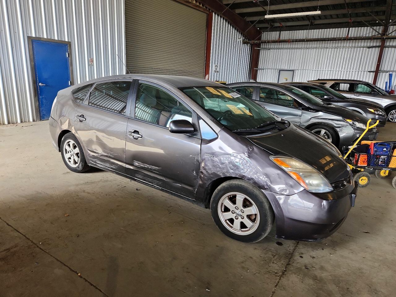 2007 Toyota Prius Base Gray vin: JTDKB20U773226255