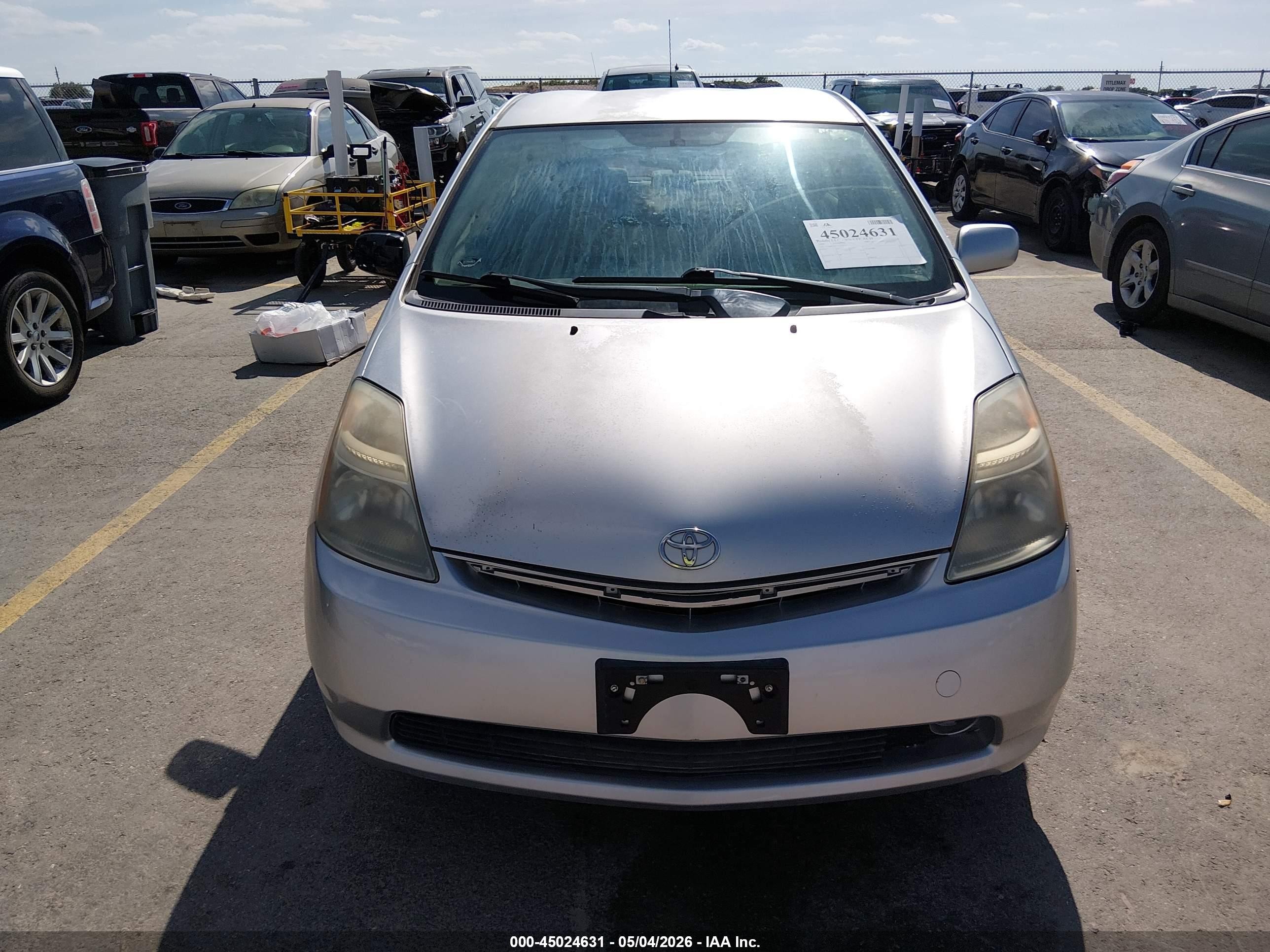 2007 Toyota Prius   Silver vin: JTDKB20U773236736