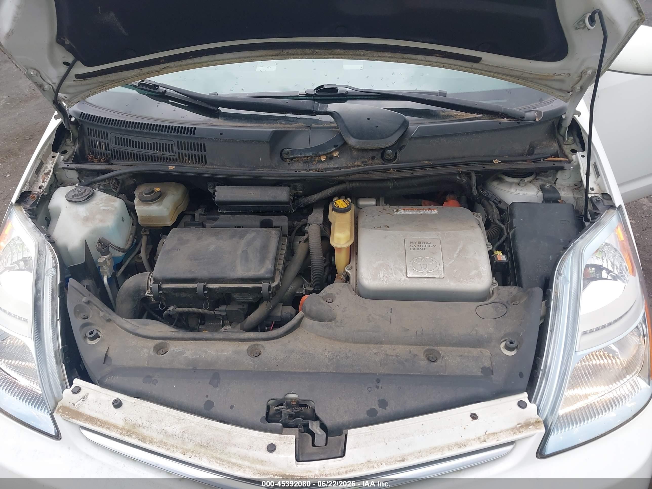 2007 Toyota Prius   Белый vin: JTDKB20U773246201