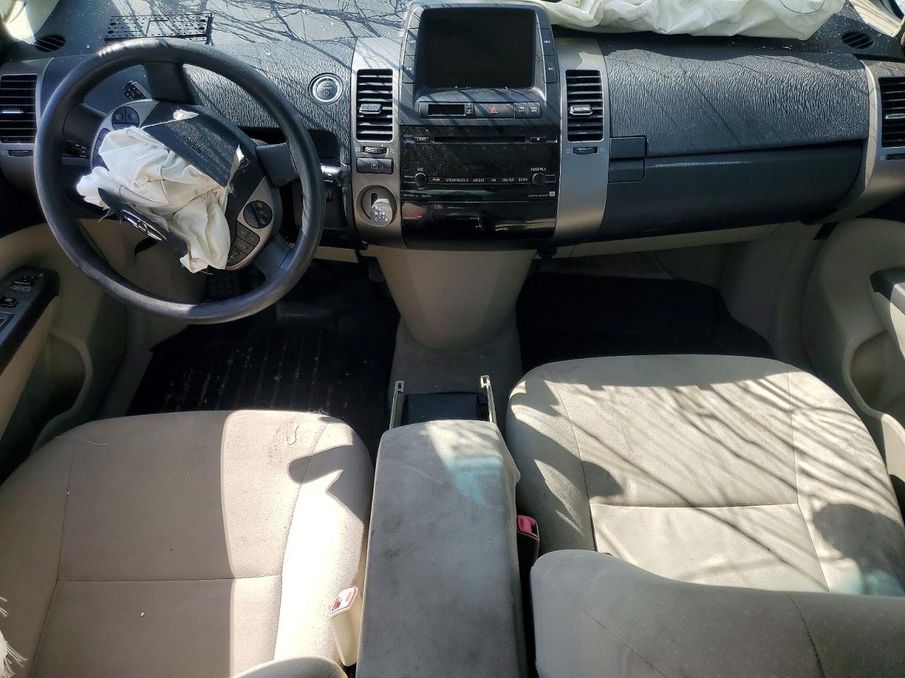2007 Toyota Prius Base Green vin: JTDKB20U773247848