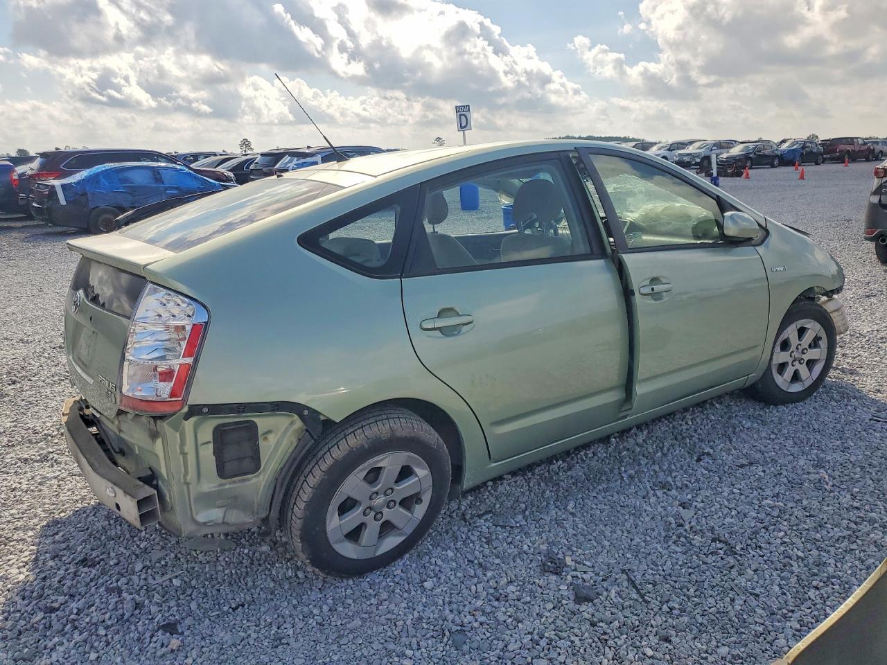 2007 Toyota Prius Base Green vin: JTDKB20U773247848