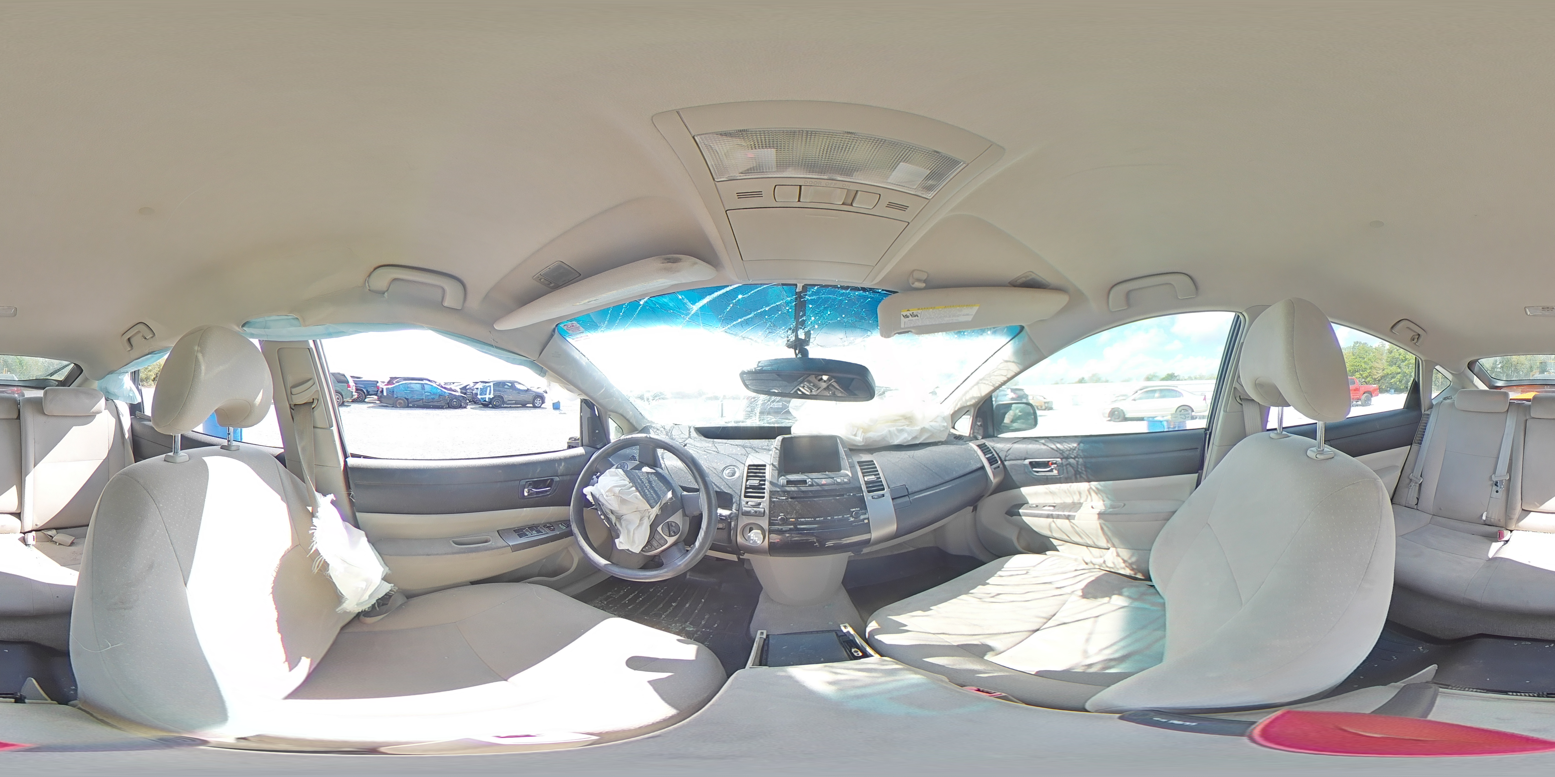2007 Toyota Prius Base Green vin: JTDKB20U773247848