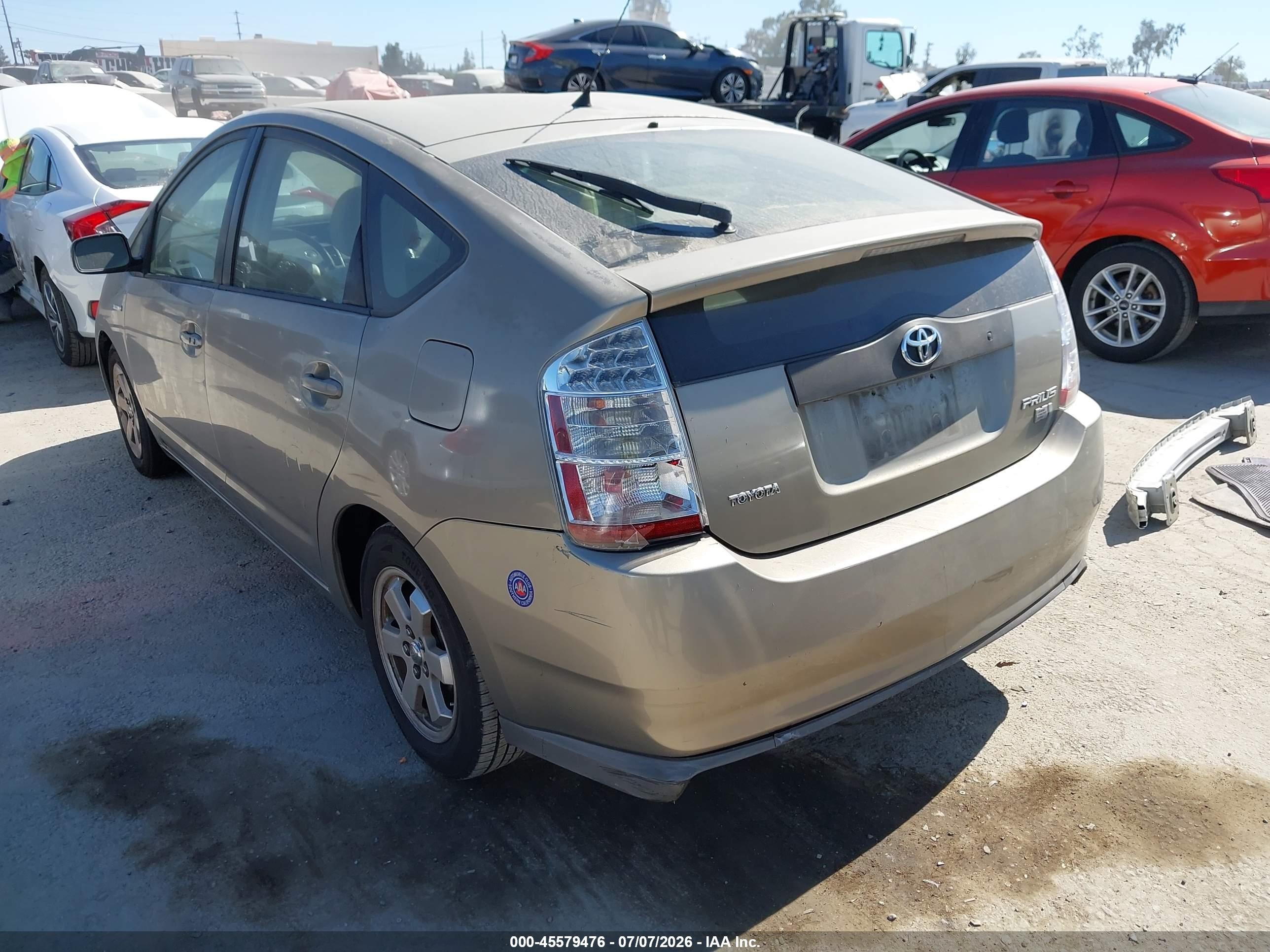 2007 Toyota Prius   Gold vin: JTDKB20U773258607