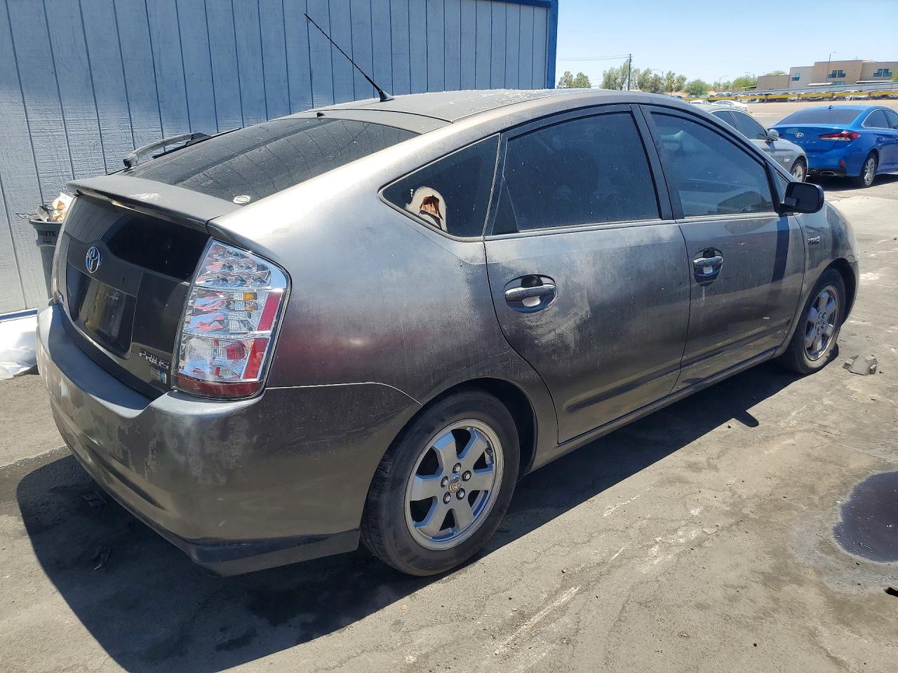 2007 Toyota Prius Base Gray vin: JTDKB20U773268361