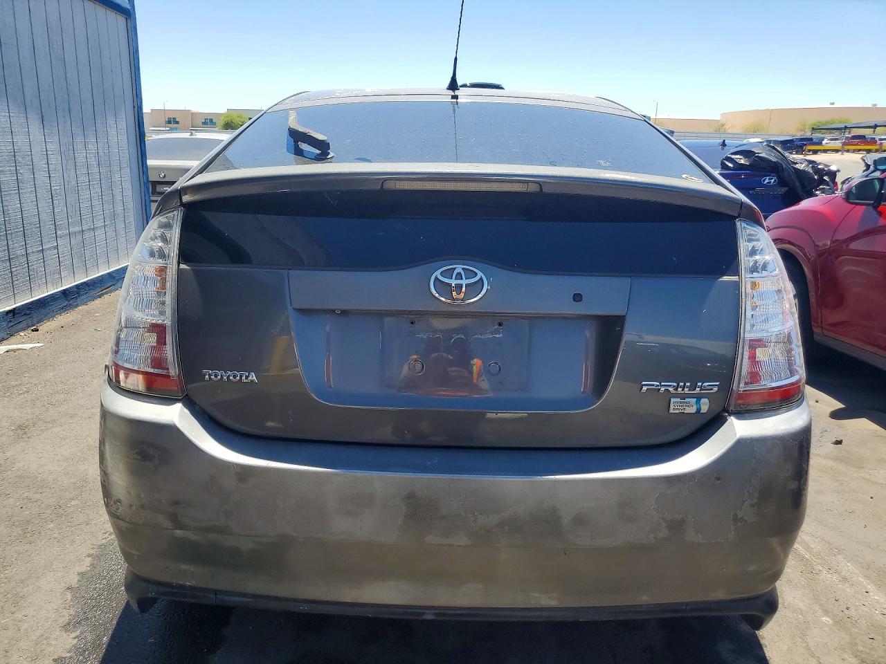 2007 Toyota Prius Base Gray vin: JTDKB20U773268361