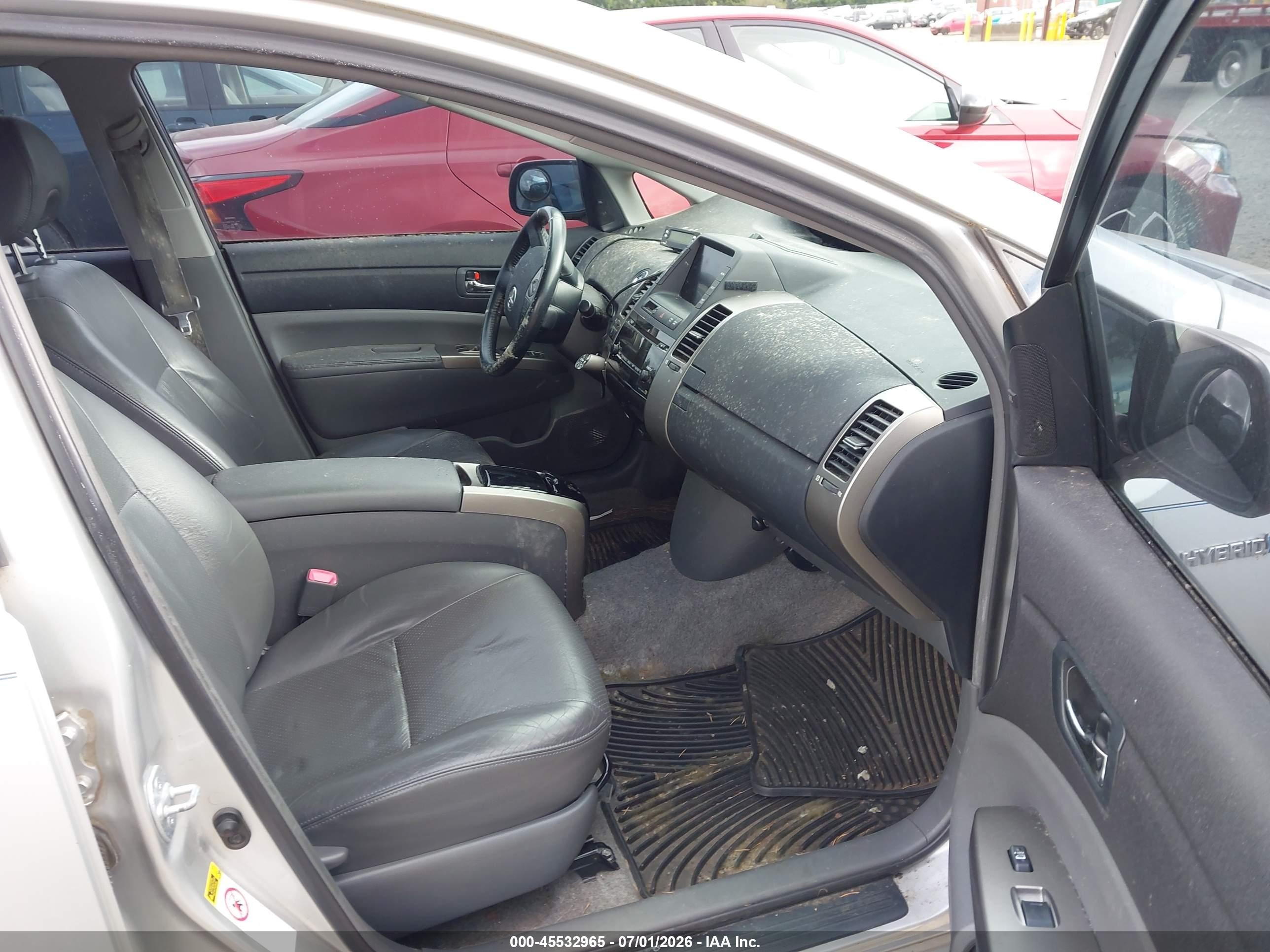 2007 Toyota Prius Touring Silver vin: JTDKB20U773270465