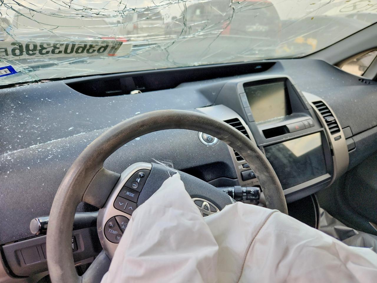 2007 Toyota Prius Base Серебряный vin: JTDKB20U773277786