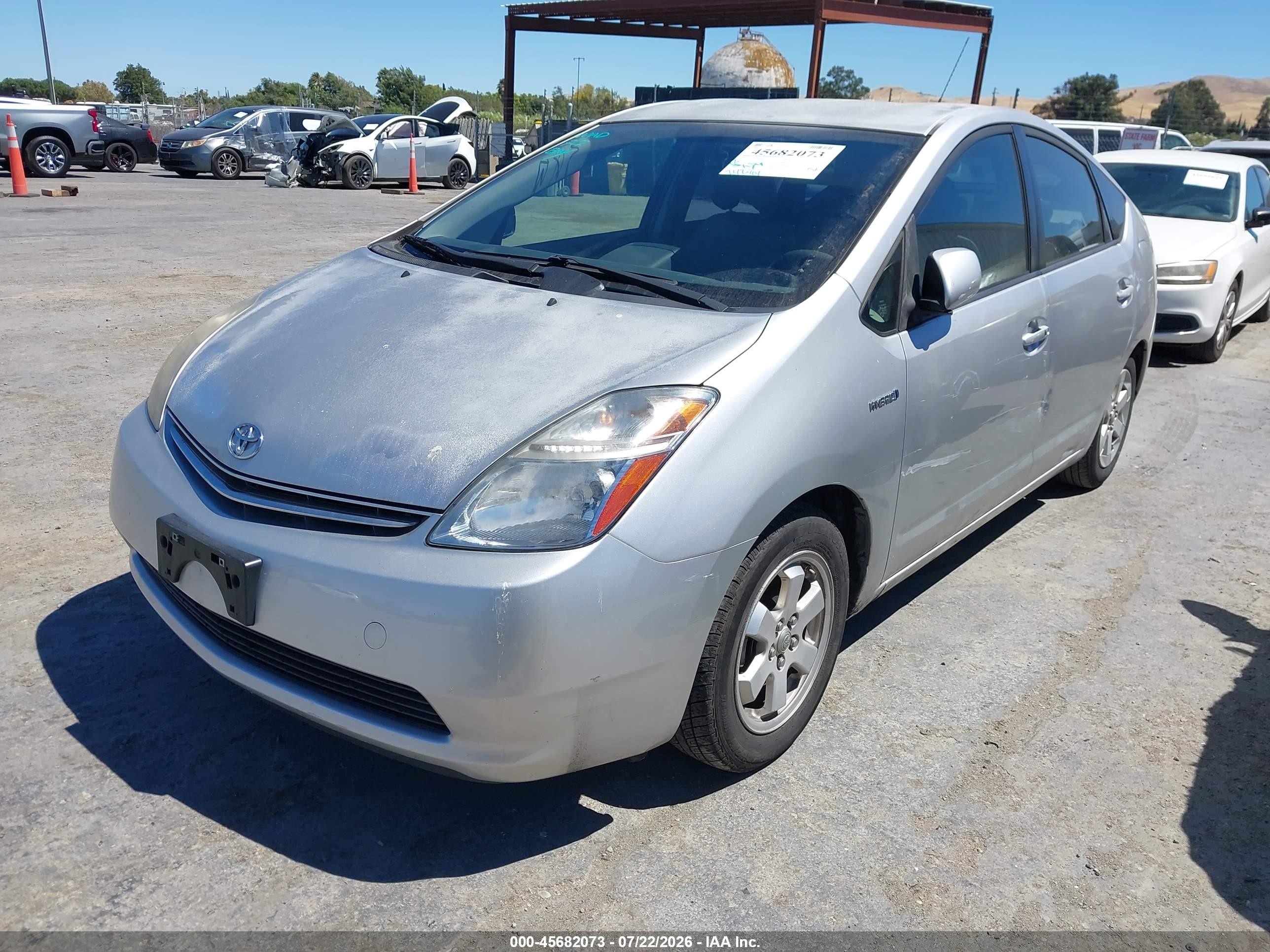 2007 Toyota Prius   Silver vin: JTDKB20U773281630