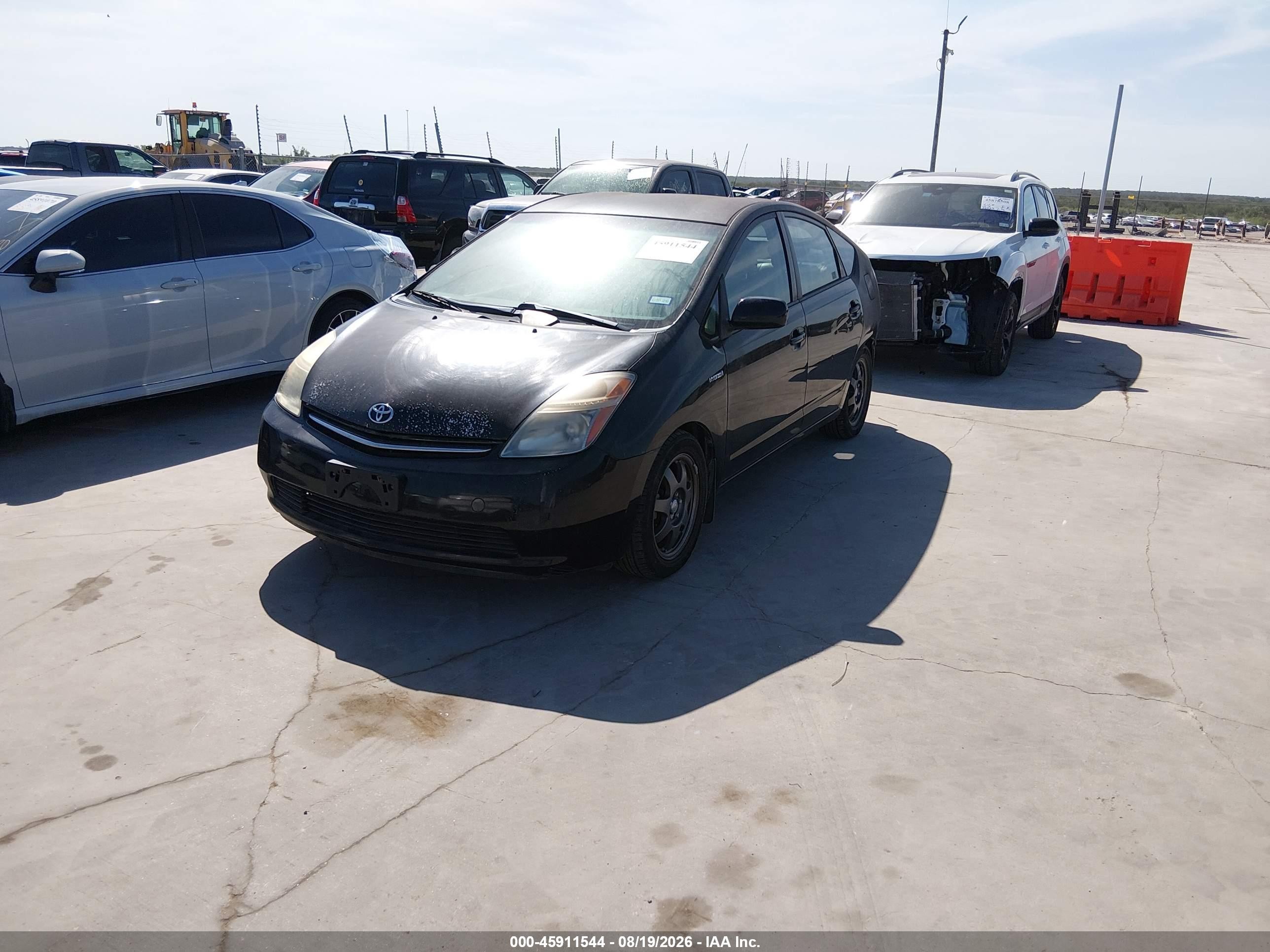 2007 Toyota Prius   Black vin: JTDKB20U773287315