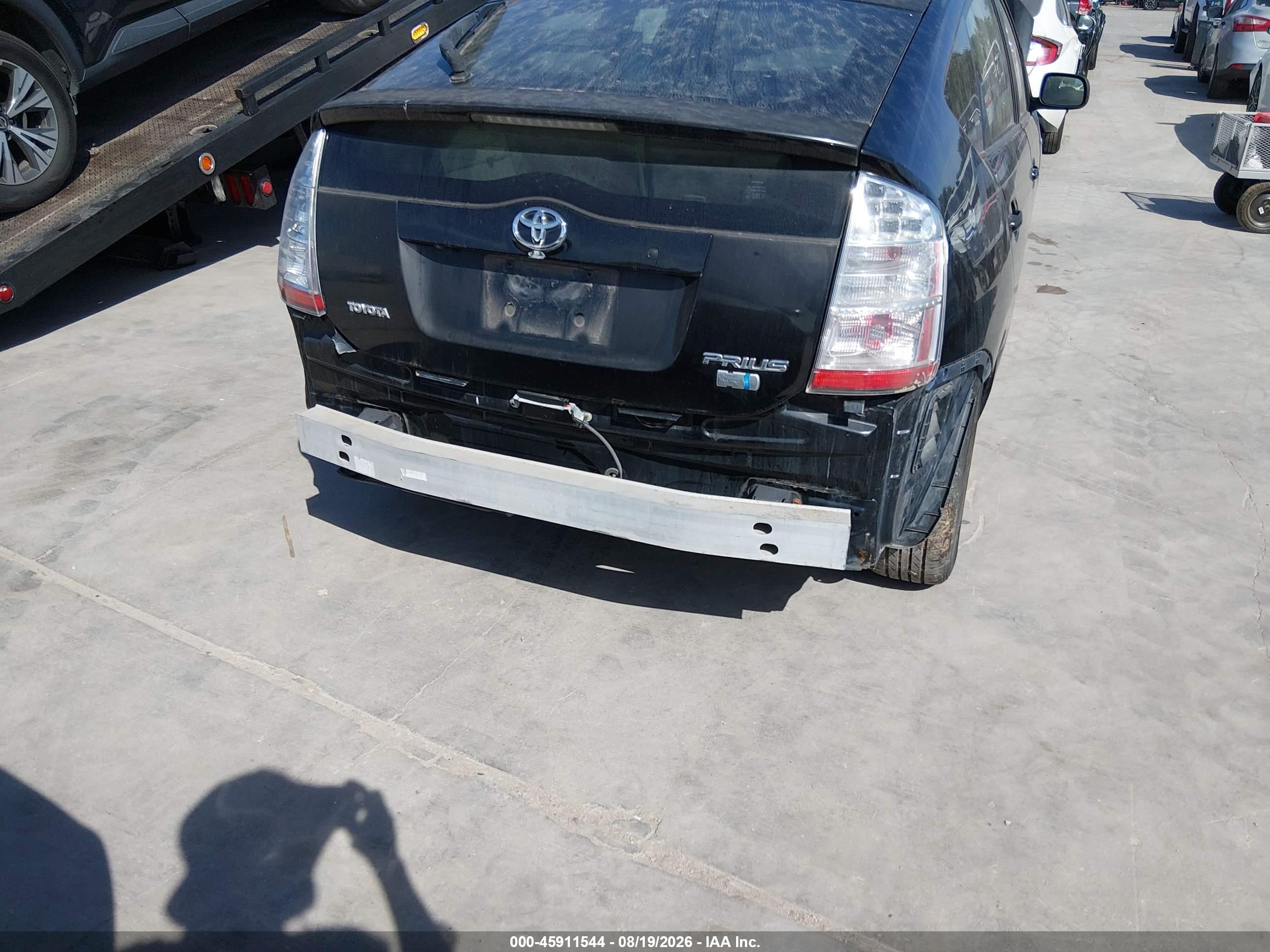 2007 Toyota Prius   Black vin: JTDKB20U773287315