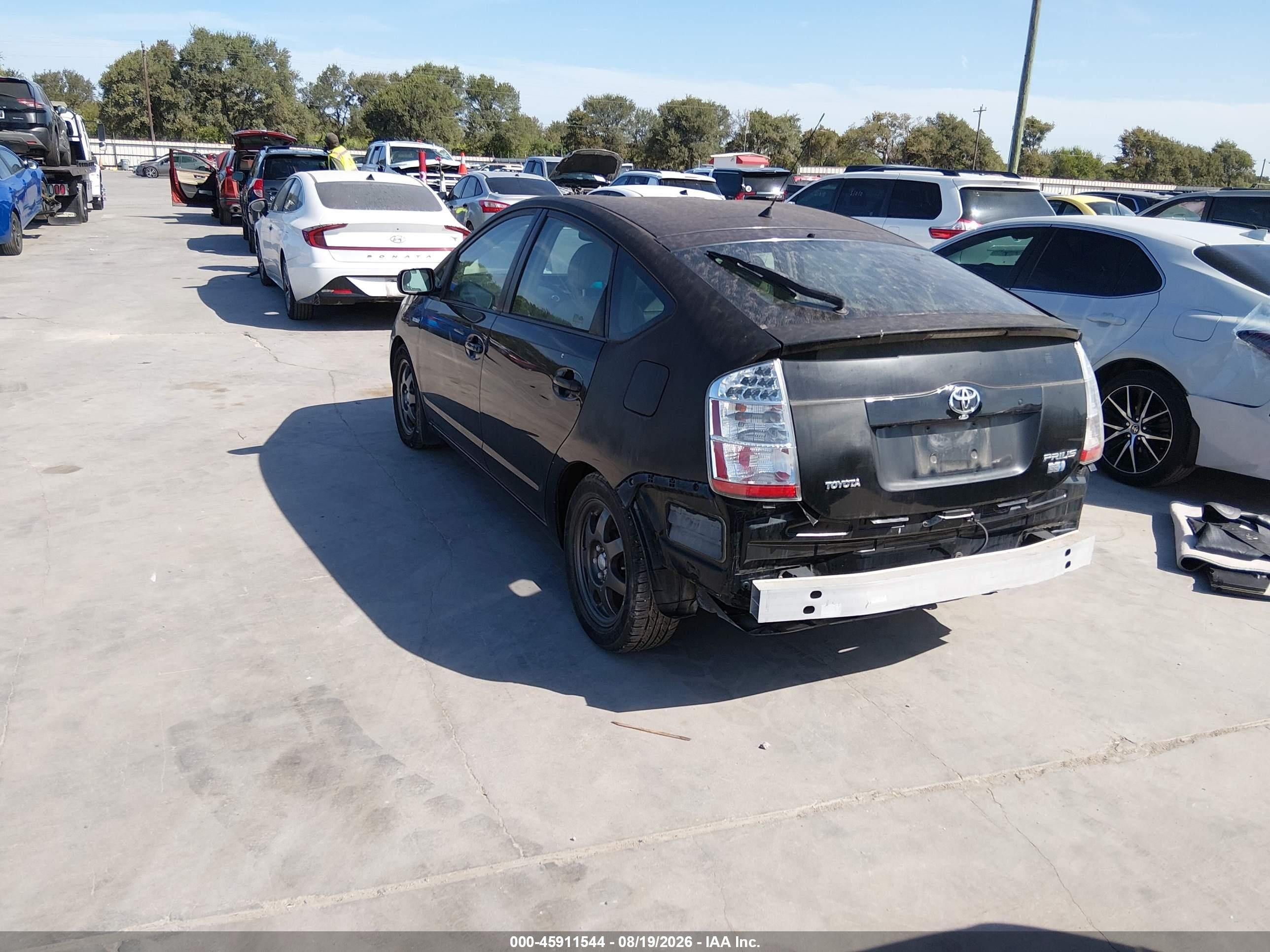 2007 Toyota Prius   Black vin: JTDKB20U773287315