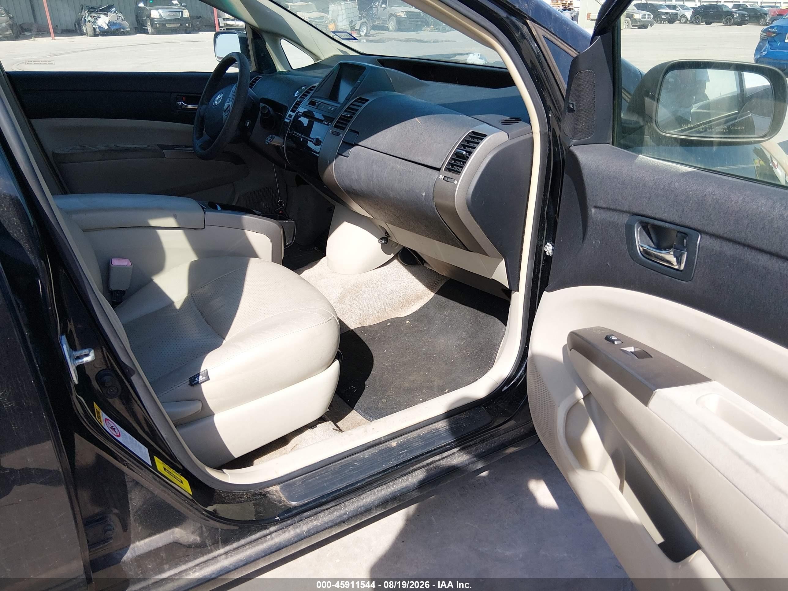 2007 Toyota Prius   Black vin: JTDKB20U773287315