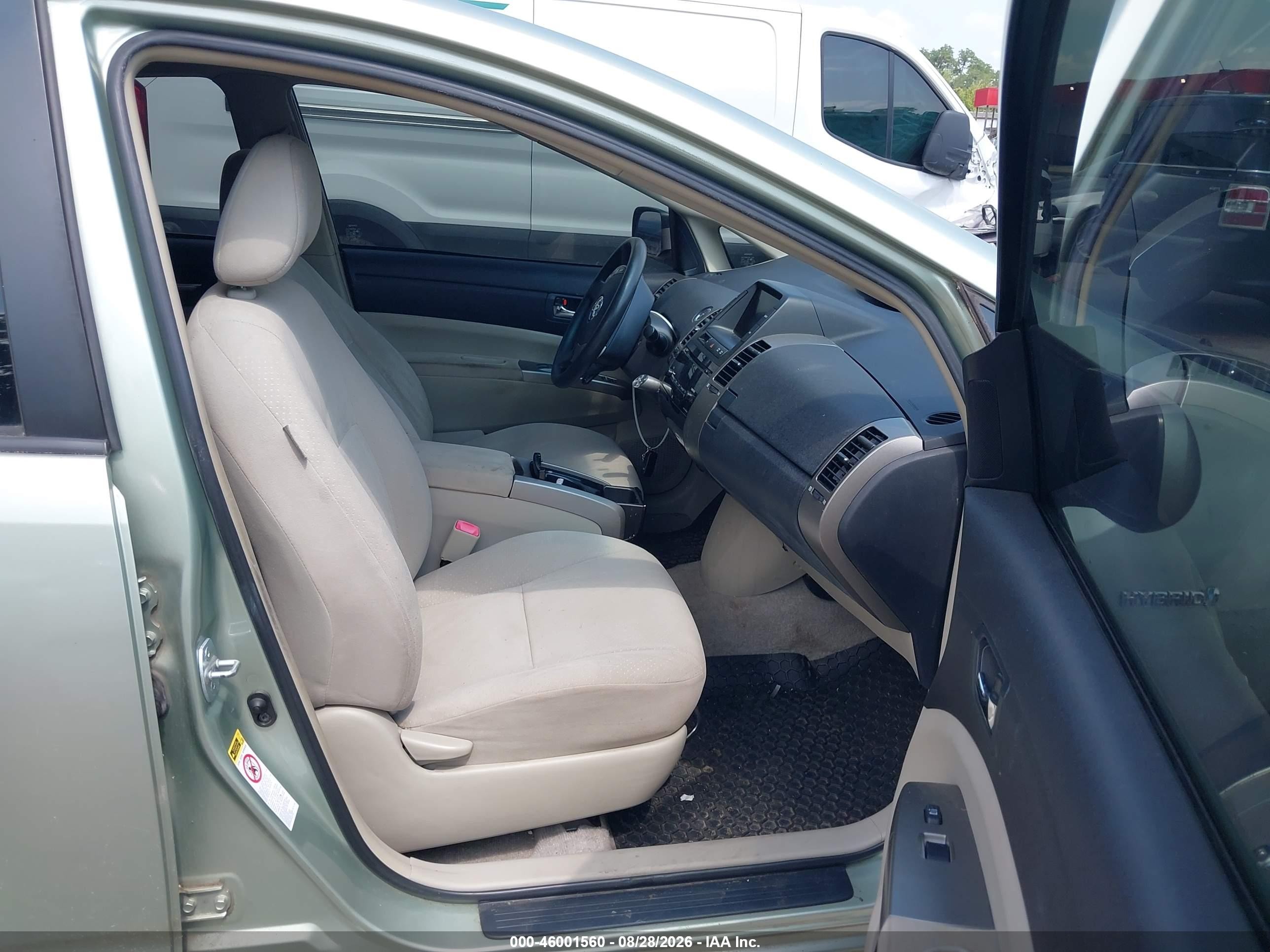 2007 Toyota Prius   Green vin: JTDKB20U773288464