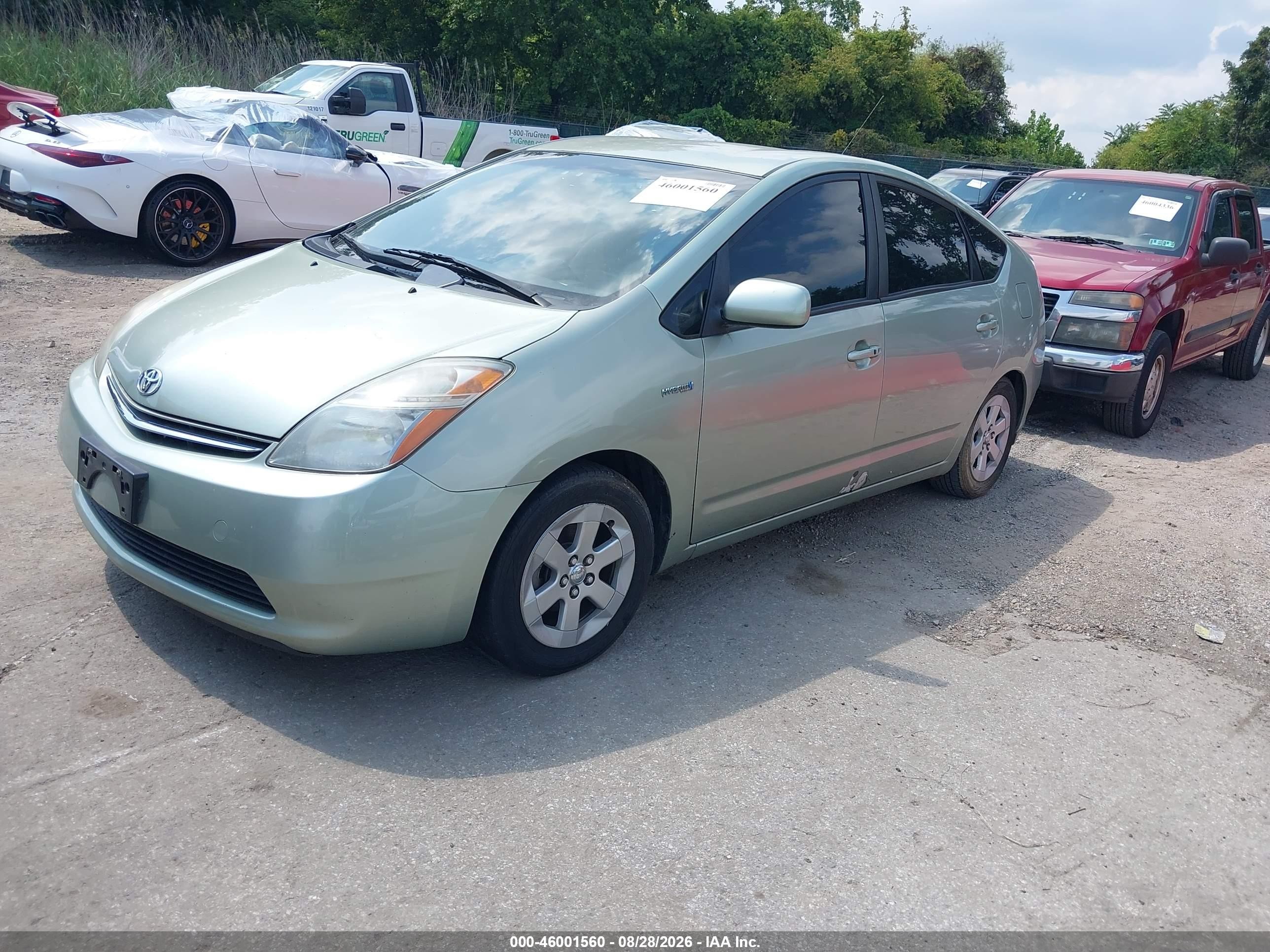 2007 Toyota Prius   Green vin: JTDKB20U773288464