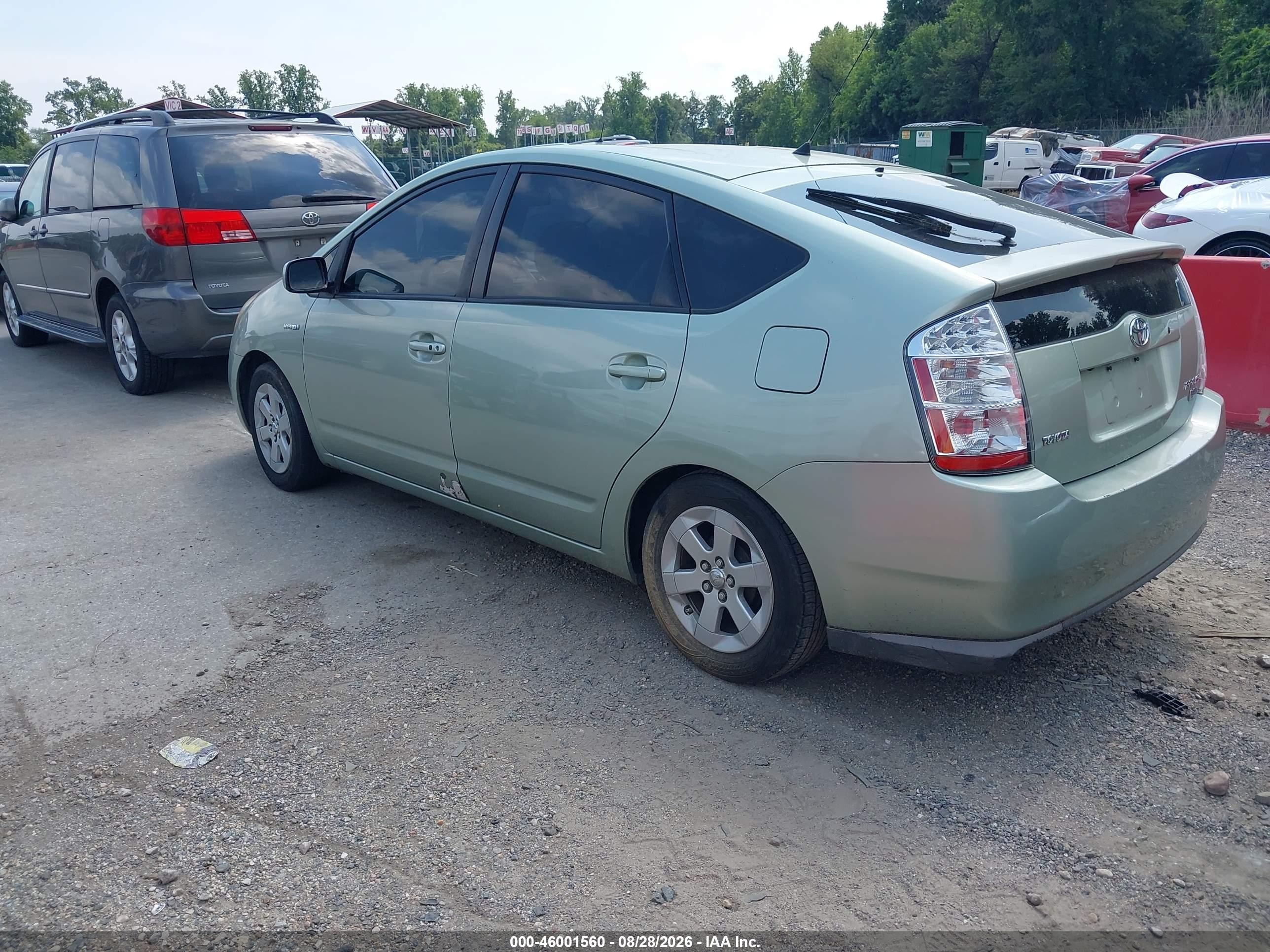 2007 Toyota Prius   Green vin: JTDKB20U773288464