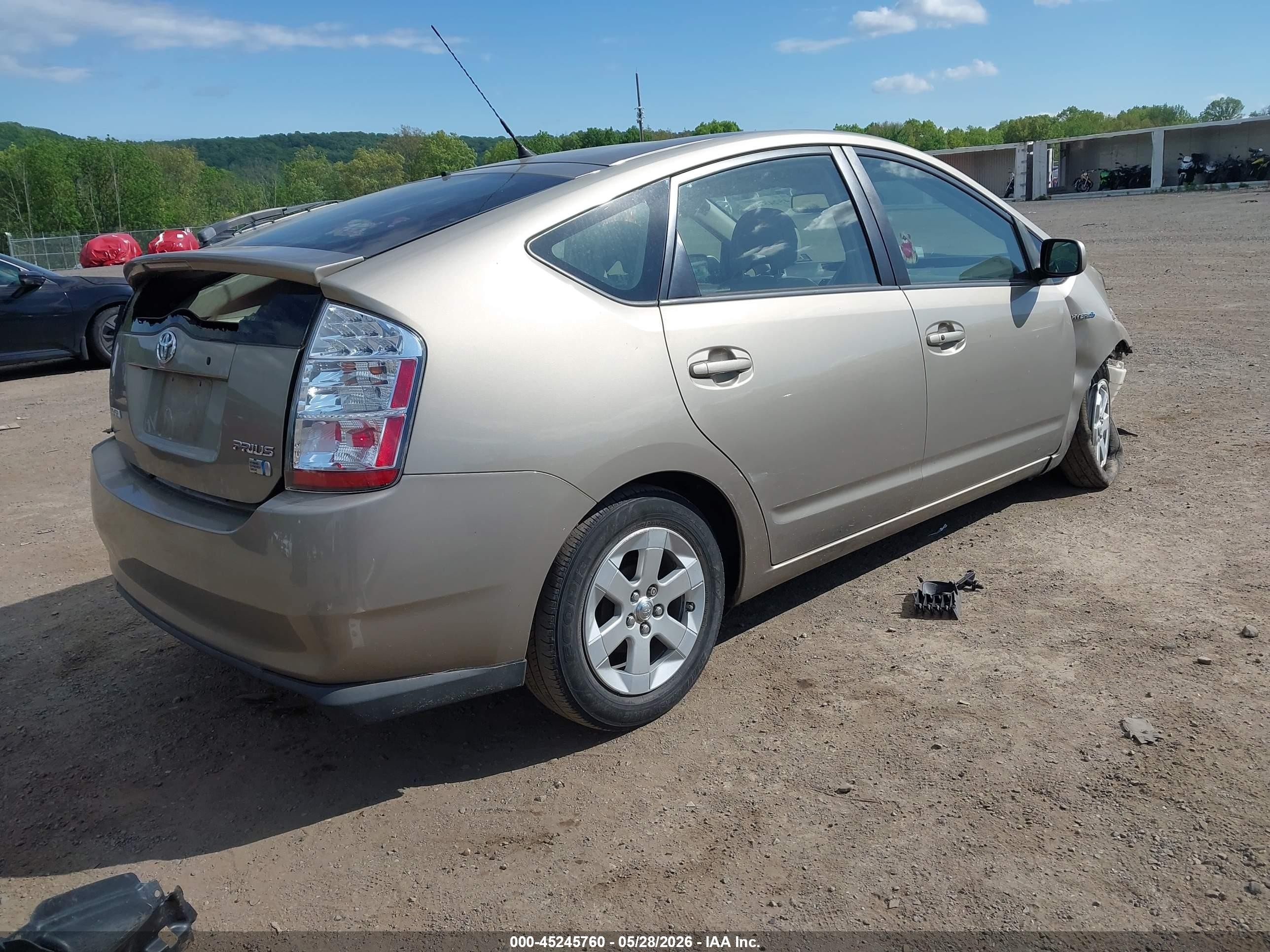 2007 Toyota Prius   Желто-коричневый vin: JTDKB20U777548239