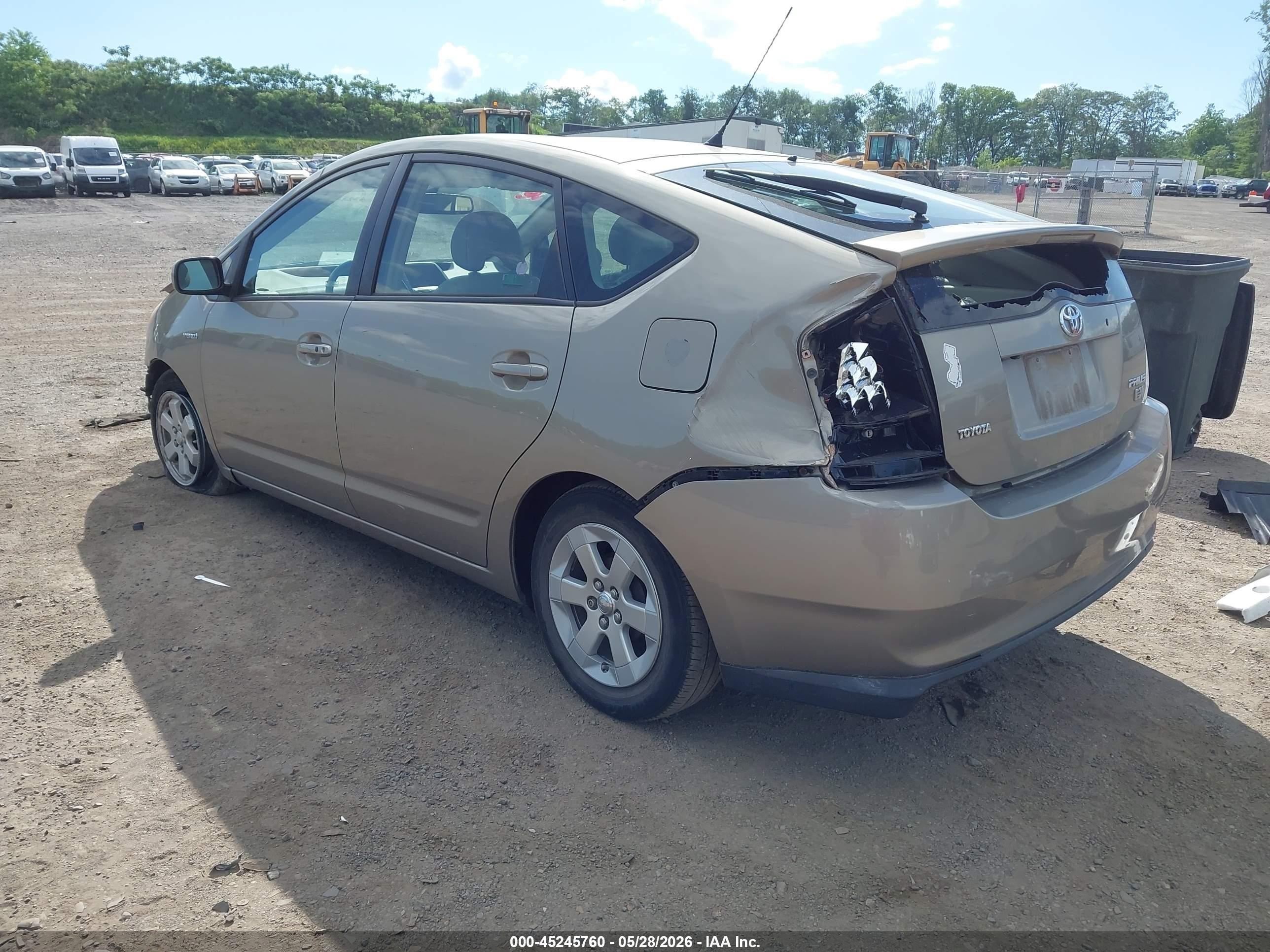 2007 Toyota Prius   Желто-коричневый vin: JTDKB20U777548239