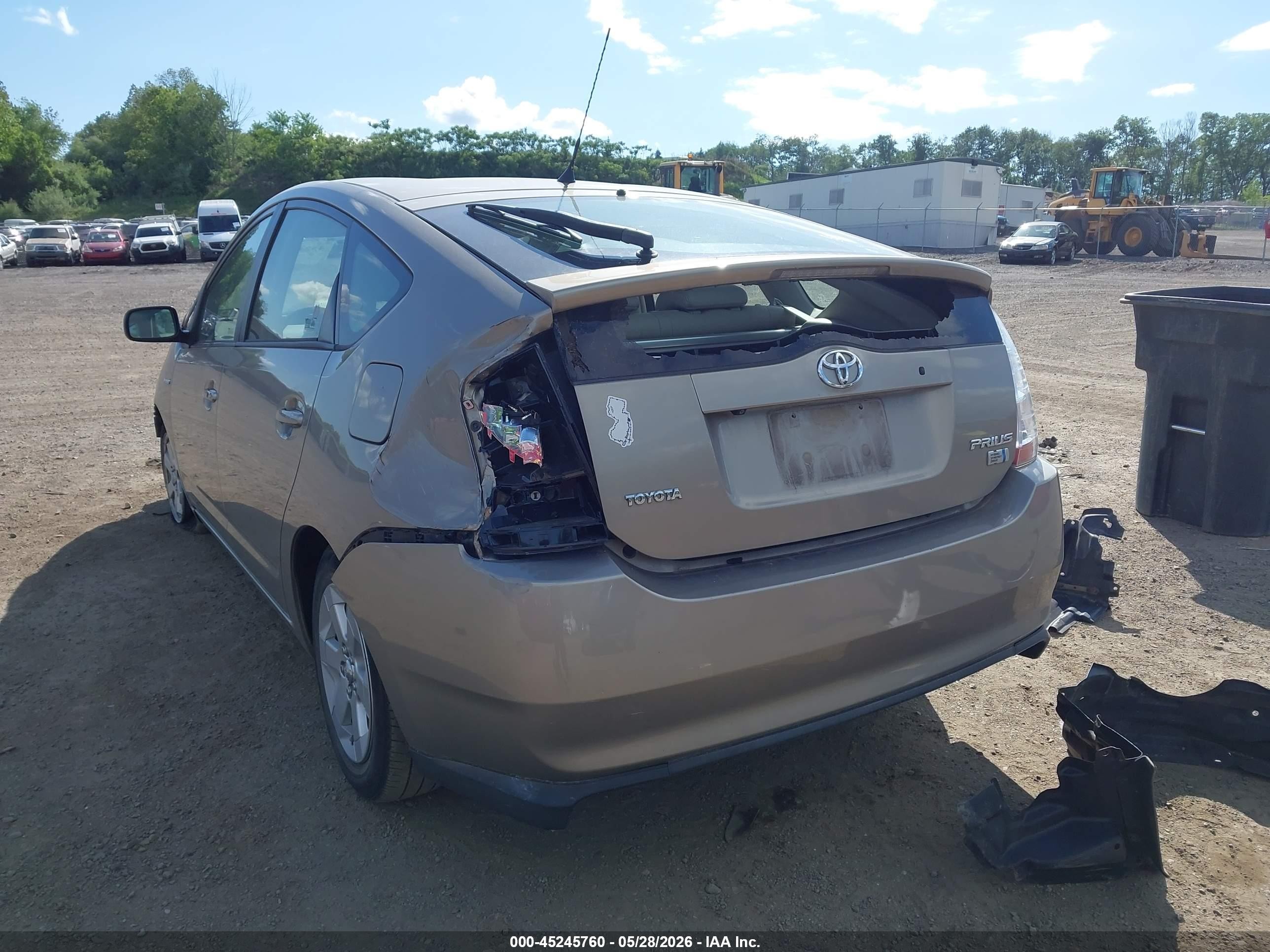 2007 Toyota Prius   Желто-коричневый vin: JTDKB20U777548239