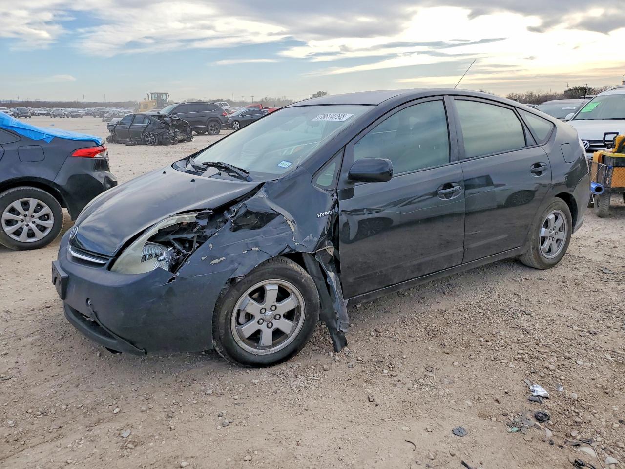2007 Toyota Prius Charcoal vin: JTDKB20U777564361