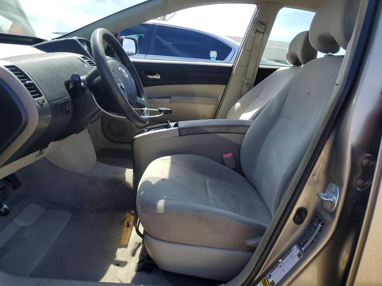 2007 Toyota Prius Base Желто-коричневый vin: JTDKB20U777576588