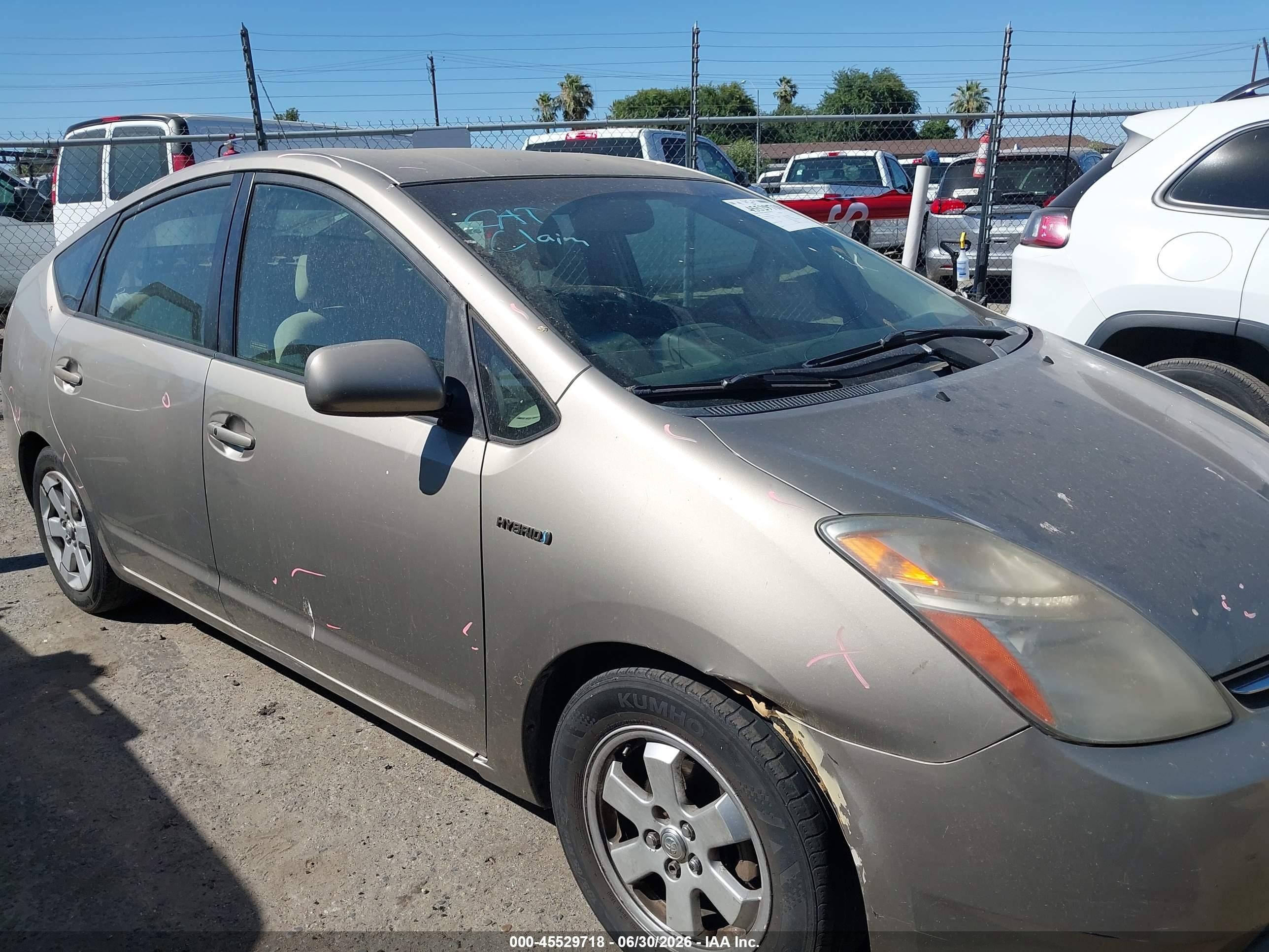 2007 Toyota Prius   Gold vin: JTDKB20U777599918