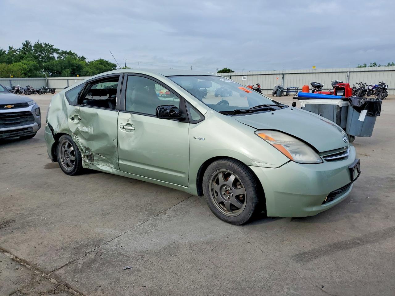 2007 Toyota Prius Touring Зеленый vin: JTDKB20U777611372