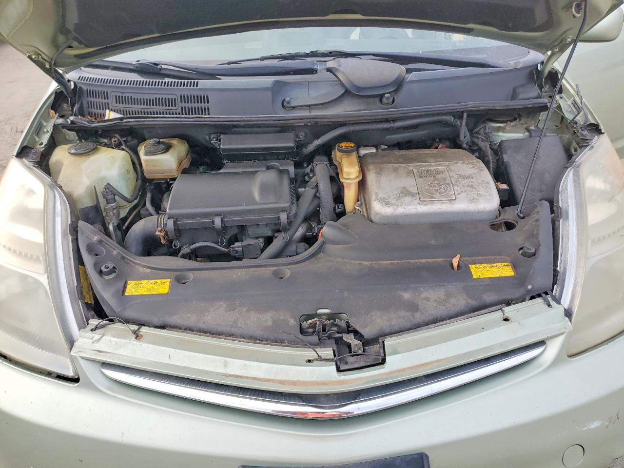 2007 Toyota Prius Touring Зеленый vin: JTDKB20U777611372