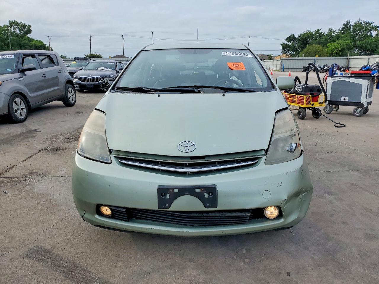 2007 Toyota Prius Touring Зеленый vin: JTDKB20U777611372