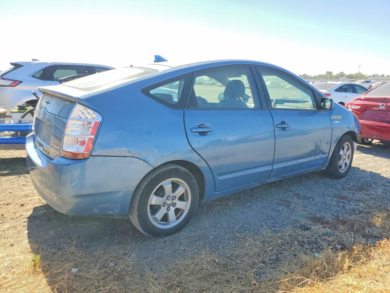 2007 Toyota Prius Blue vin: JTDKB20U777623702