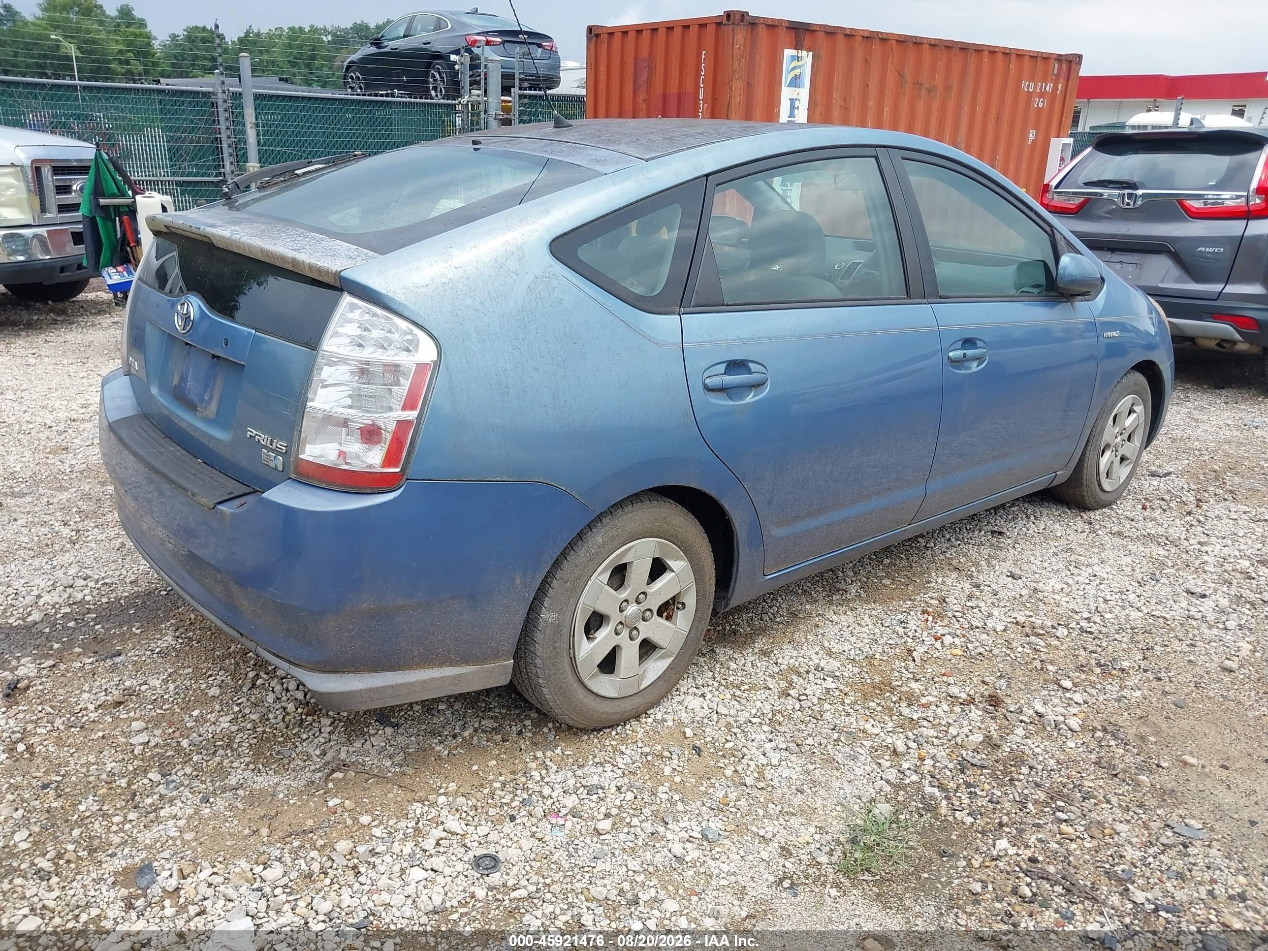 2007 Toyota Prius   Blue vin: JTDKB20U777634862