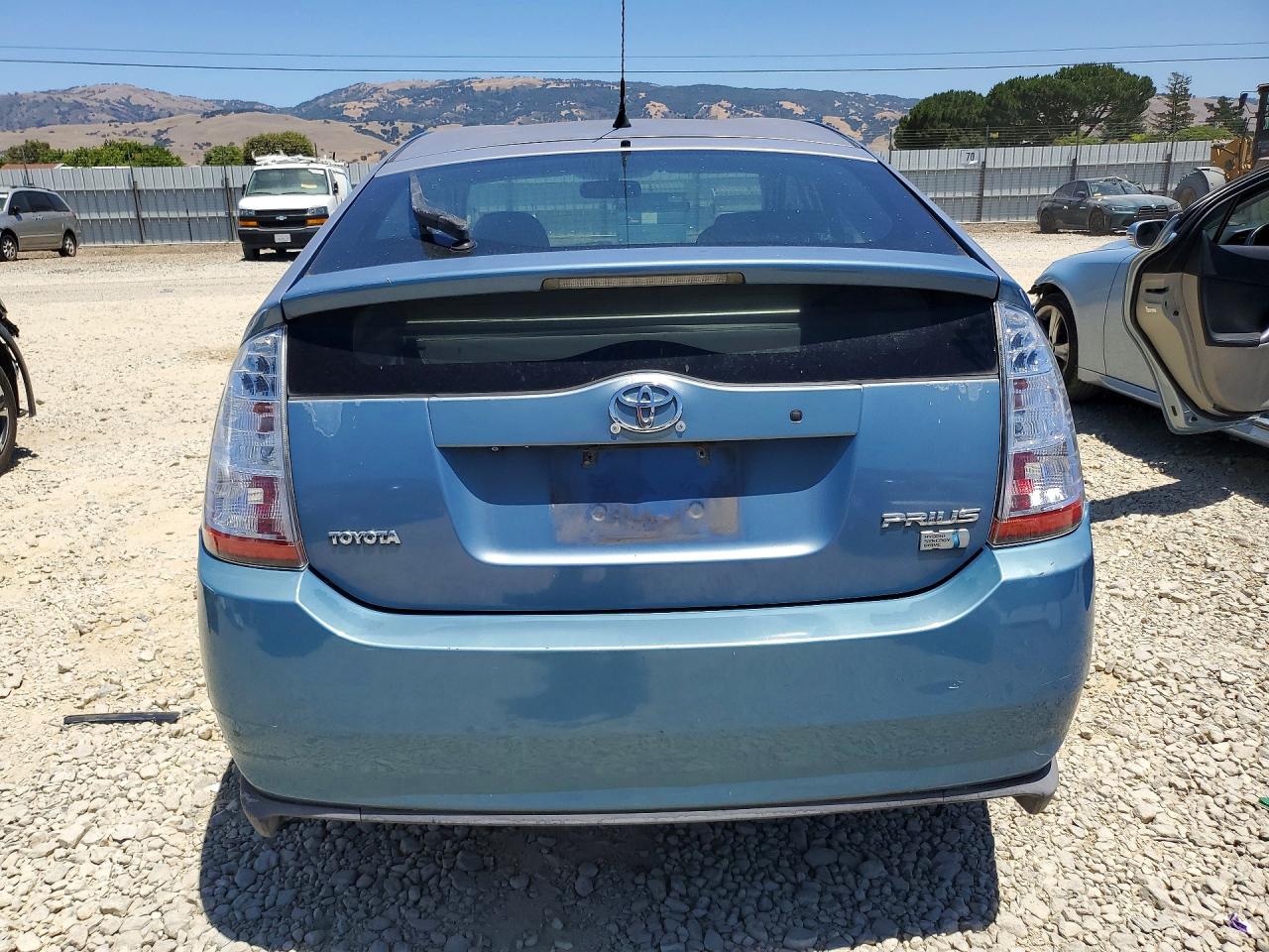 2007 Toyota Prius Base Blue vin: JTDKB20U777645604