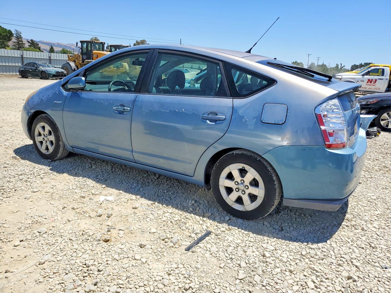 2007 Toyota Prius Base Blue vin: JTDKB20U777645604