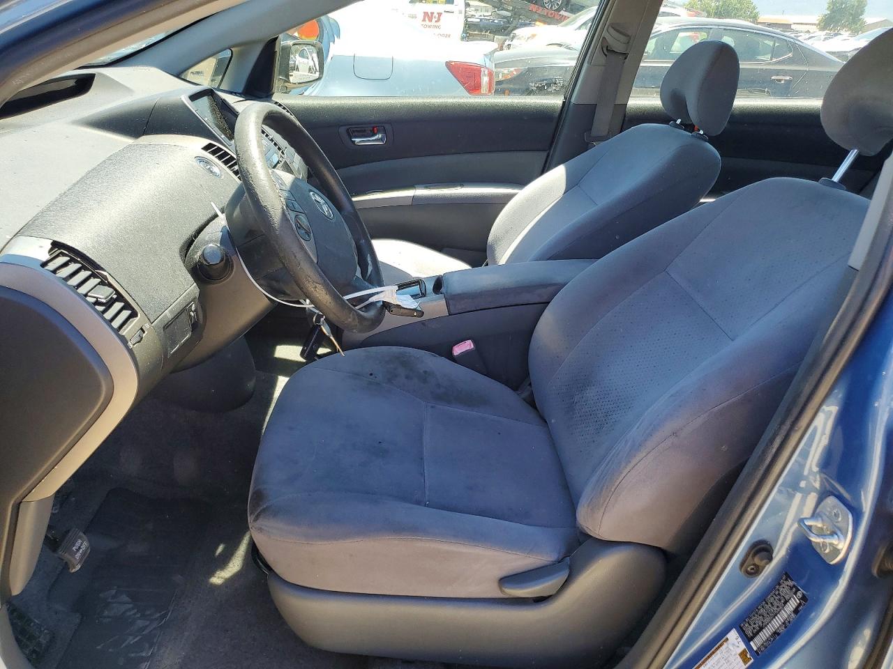 2007 Toyota Prius Base Blue vin: JTDKB20U777645604