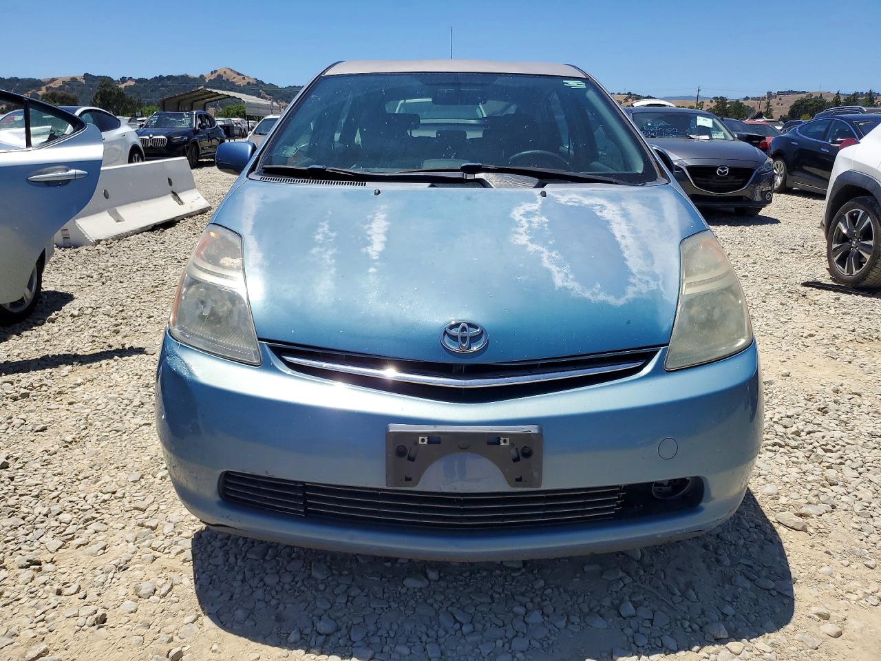 2007 Toyota Prius Base Blue vin: JTDKB20U777645604