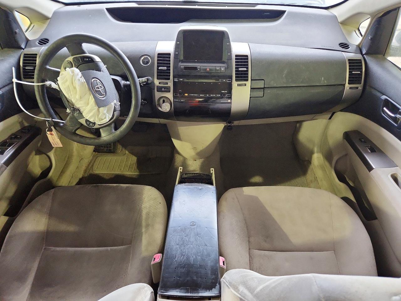 2007 Toyota Prius Base Green vin: JTDKB20U777655338