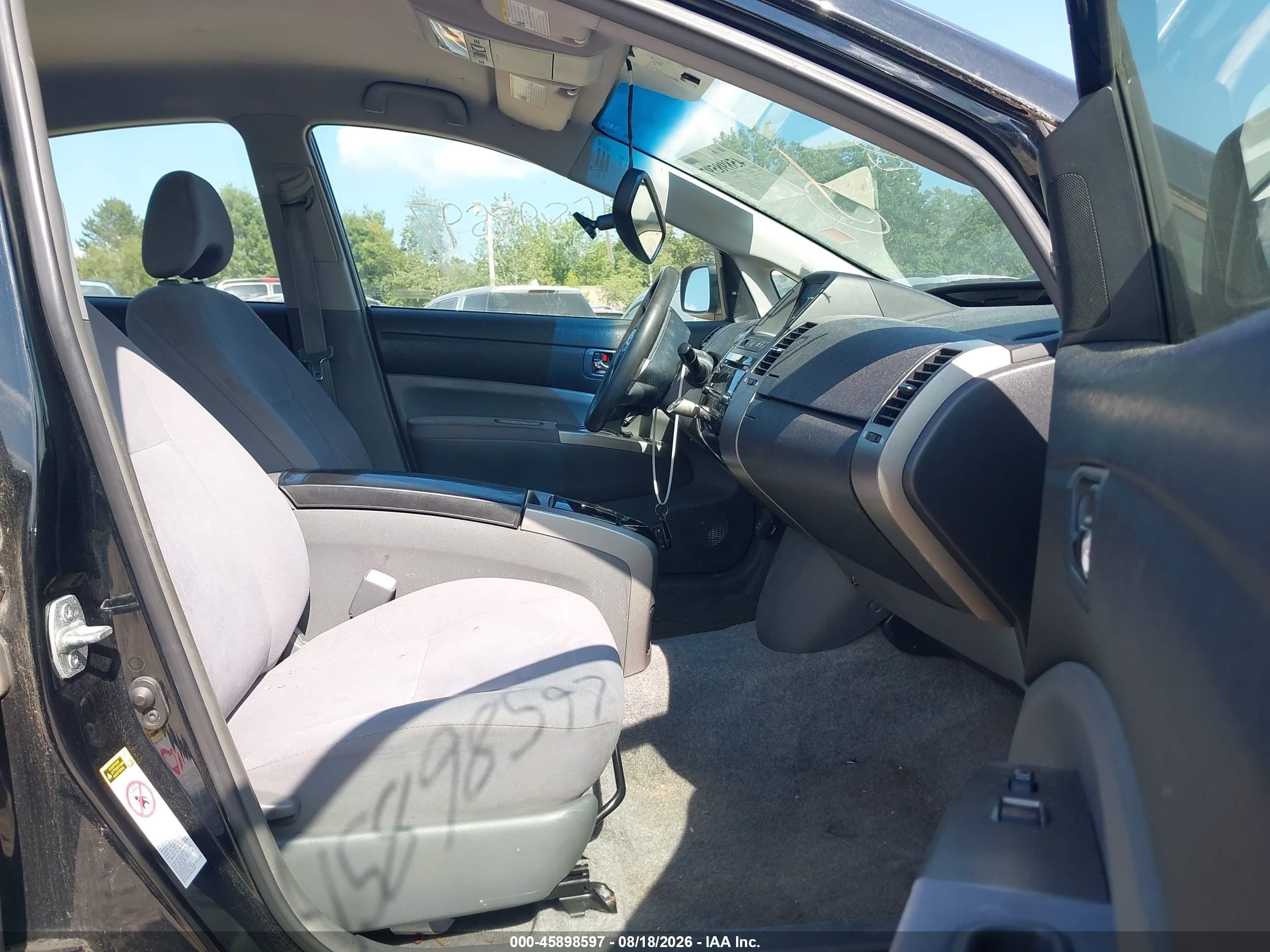 2007 Toyota Prius   Черный vin: JTDKB20U777659826