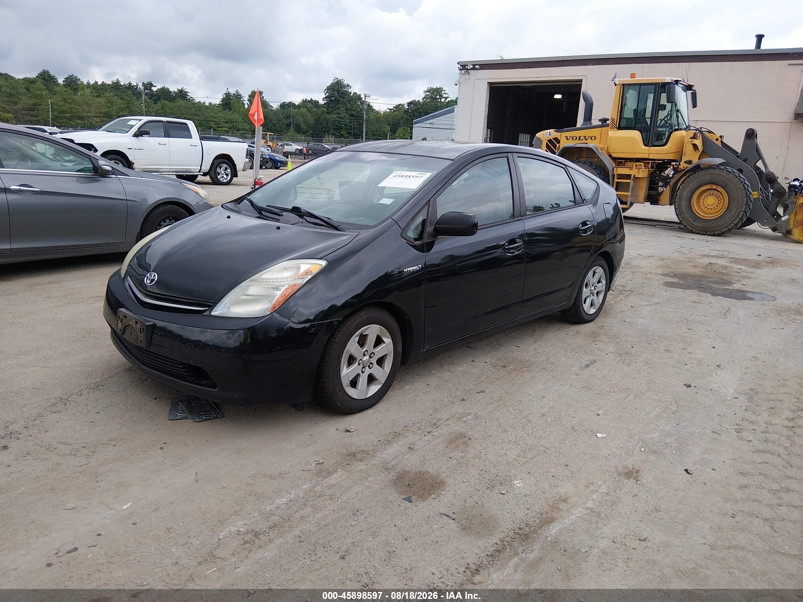 2007 Toyota Prius   Черный vin: JTDKB20U777659826