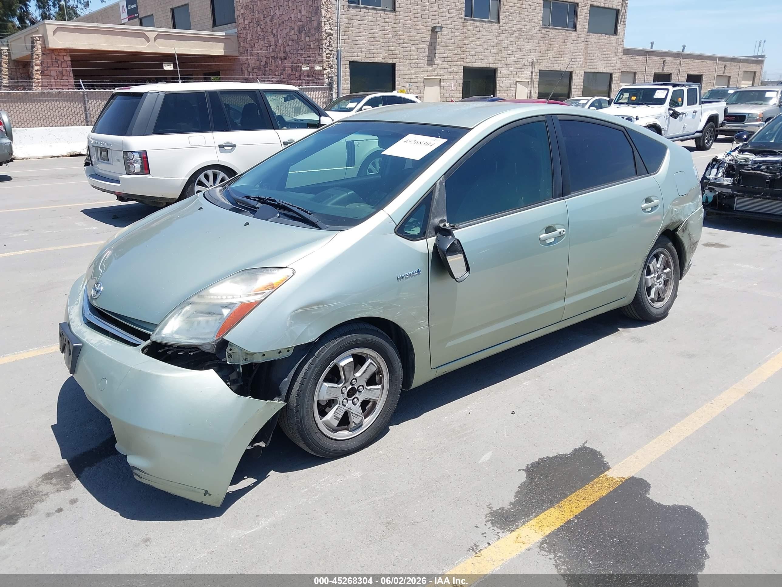 2007 Toyota Prius   Green vin: JTDKB20U777671975