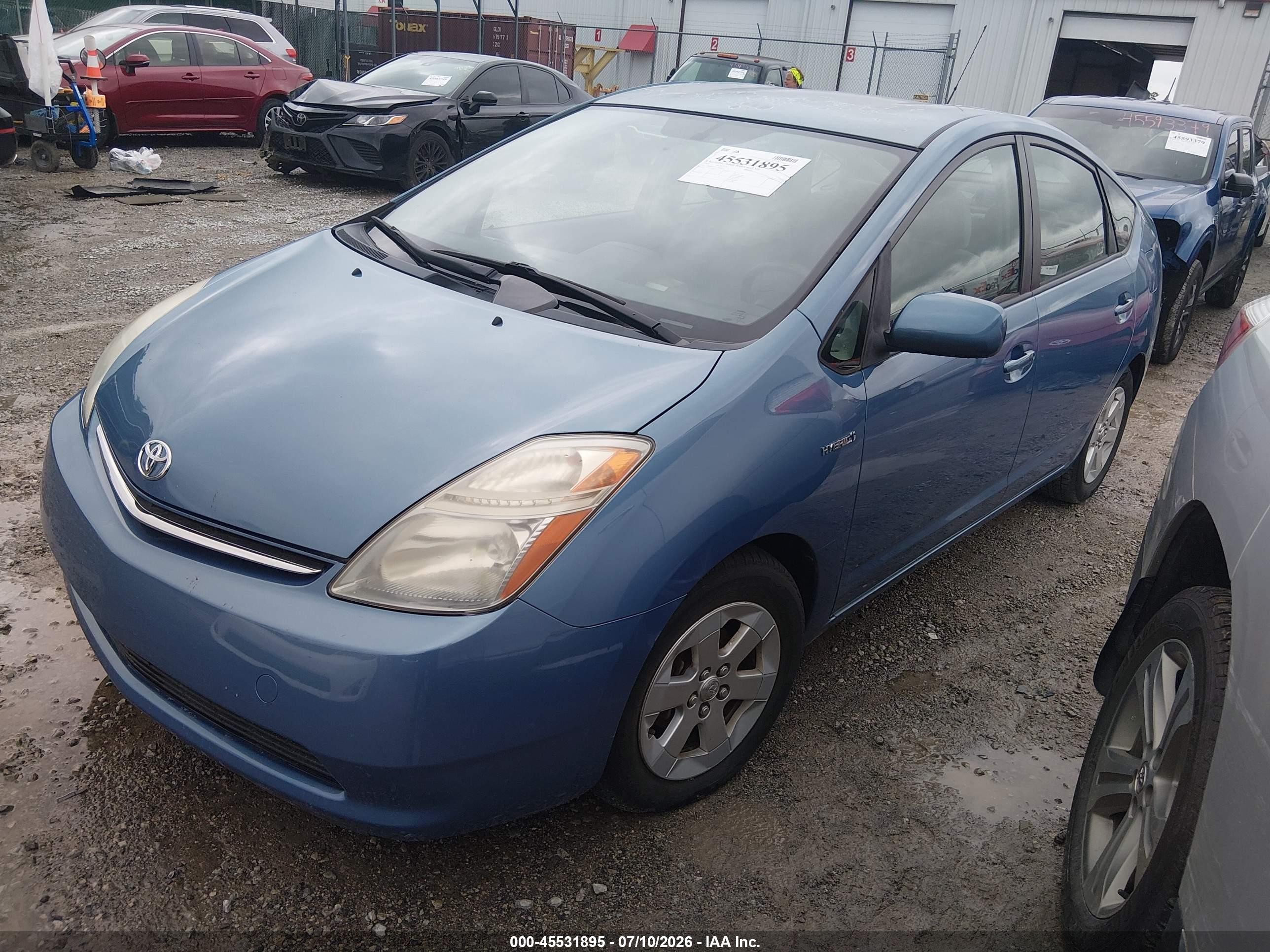 2007 Toyota Prius   Blue vin: JTDKB20U777690431