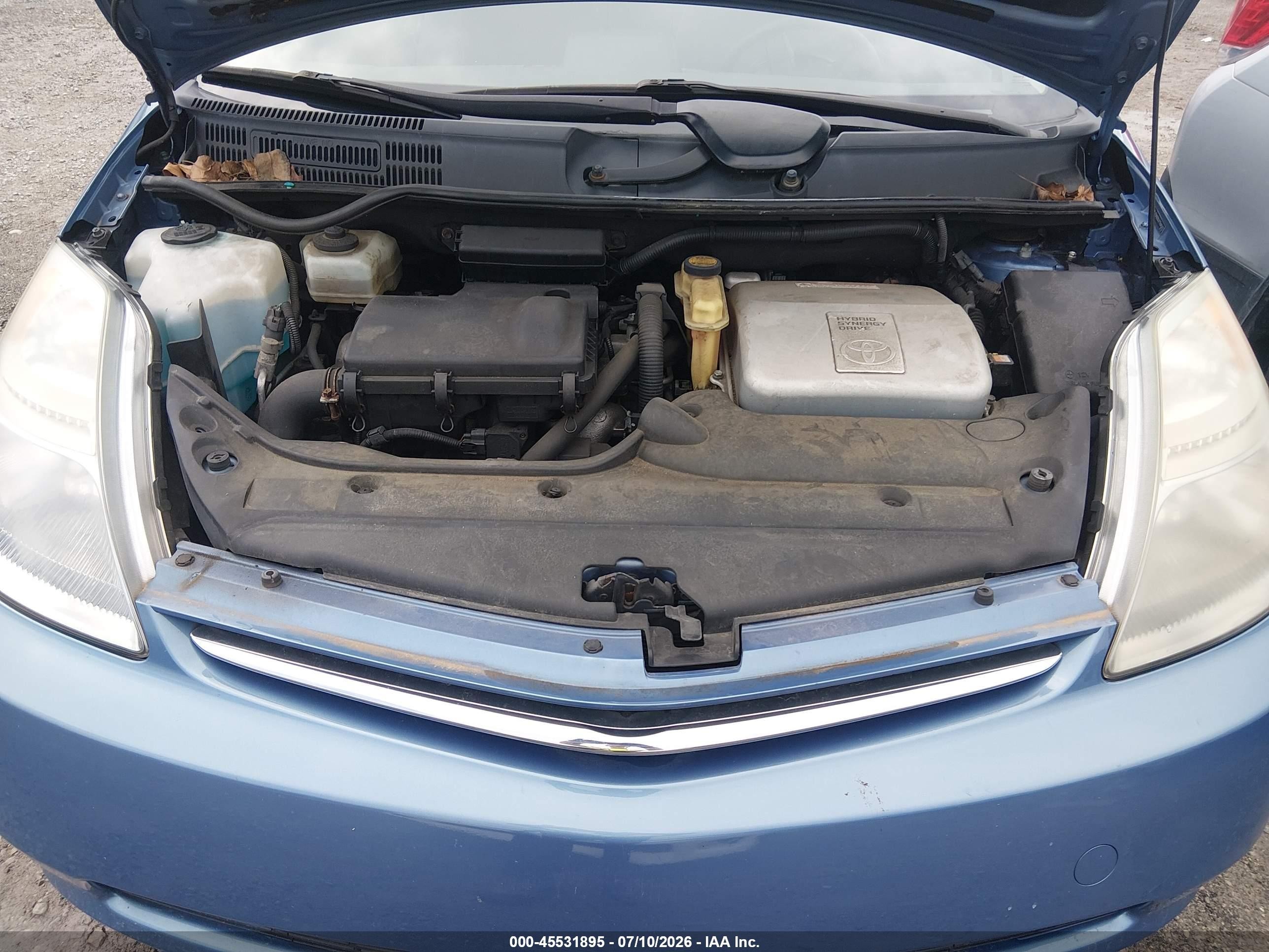 2007 Toyota Prius   Blue vin: JTDKB20U777690431