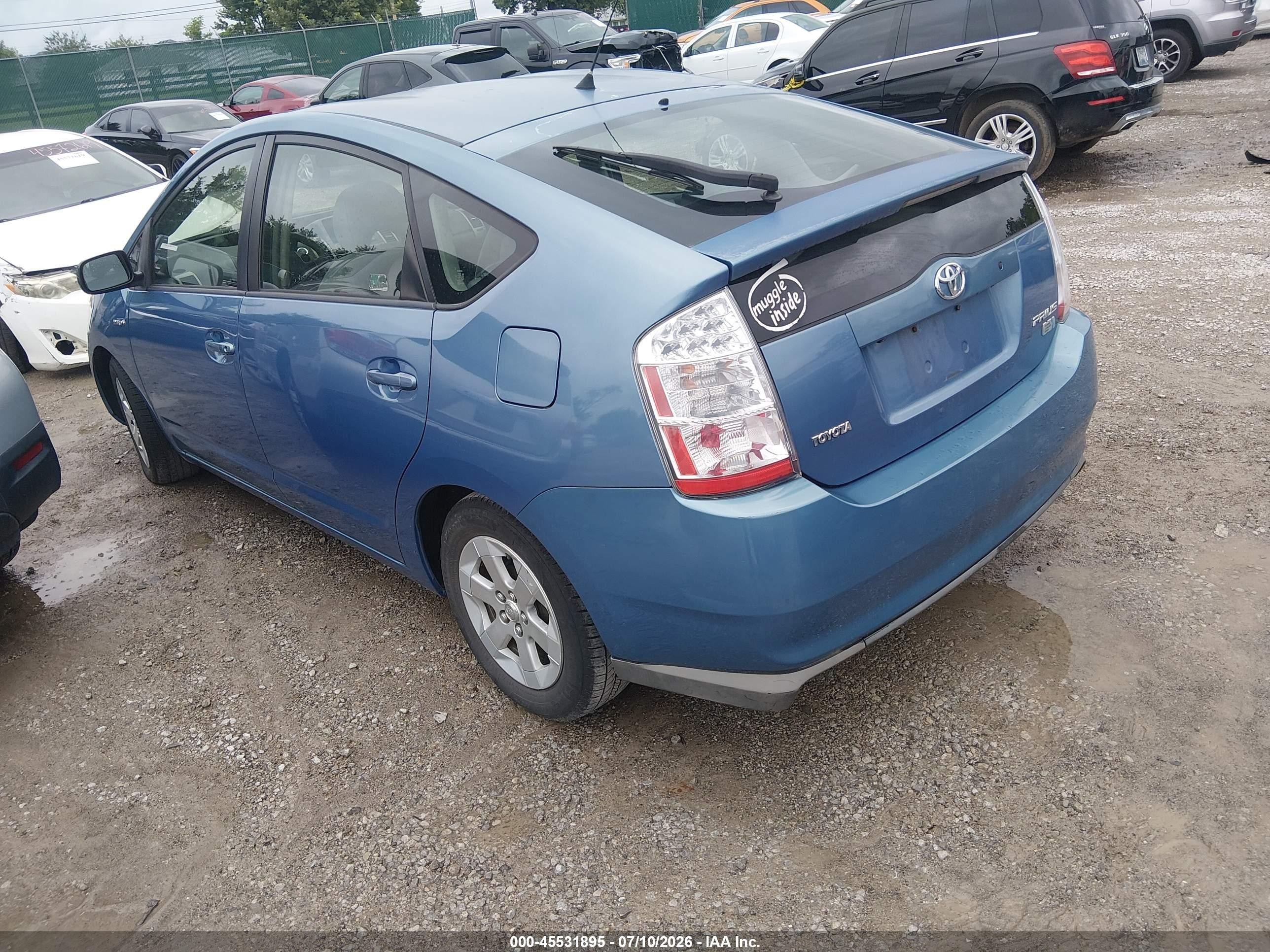 2007 Toyota Prius   Blue vin: JTDKB20U777690431
