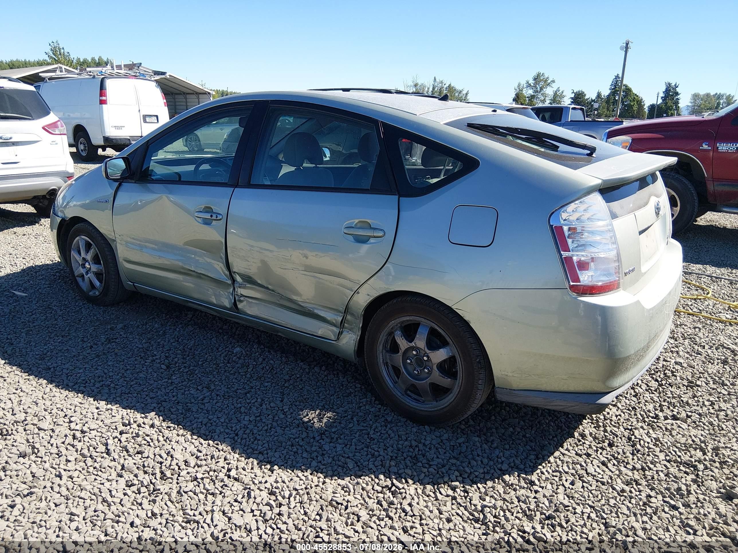 2008 Toyota Prius Touring Green vin: JTDKB20U783305670