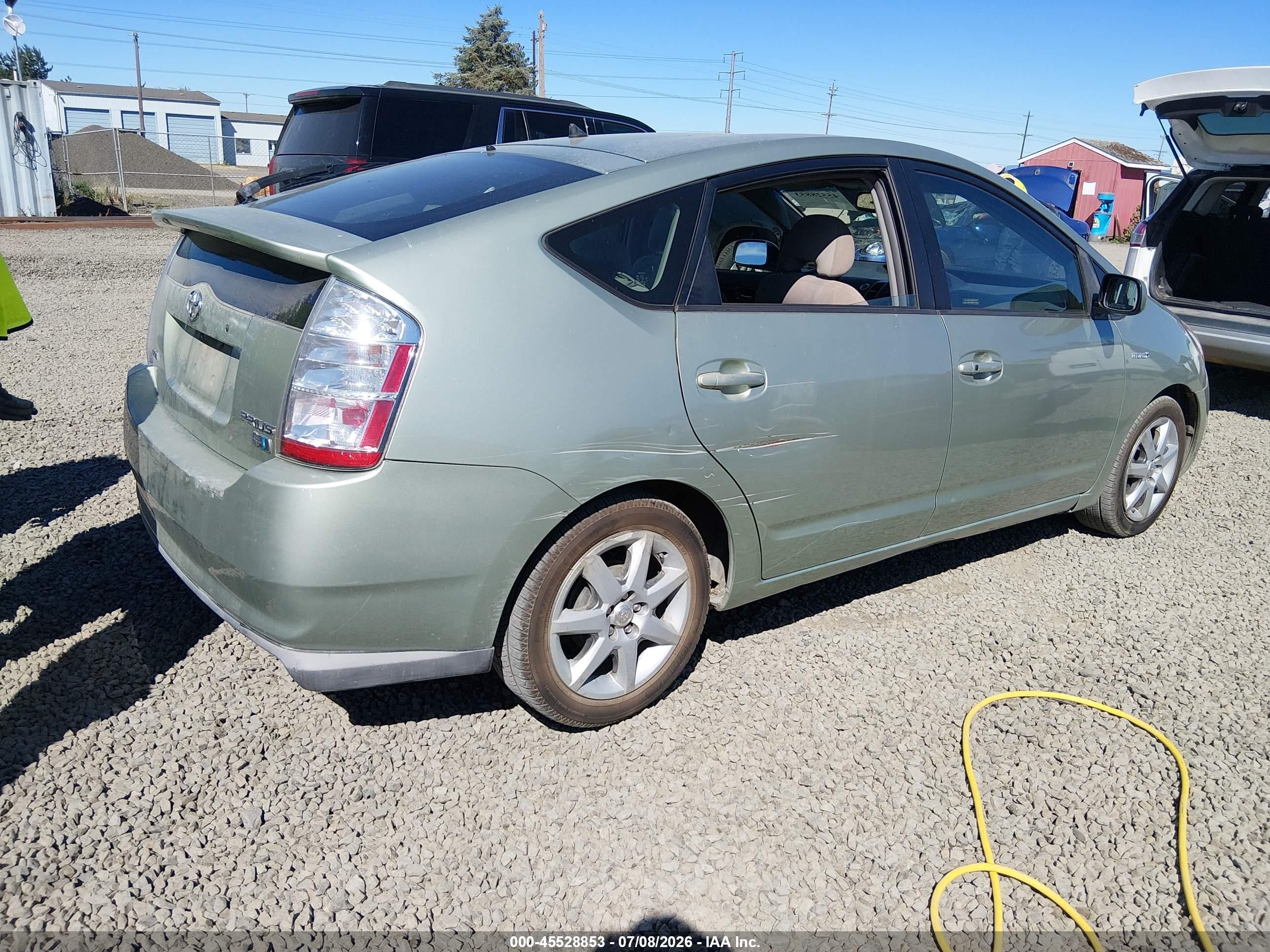 2008 Toyota Prius Touring Green vin: JTDKB20U783305670