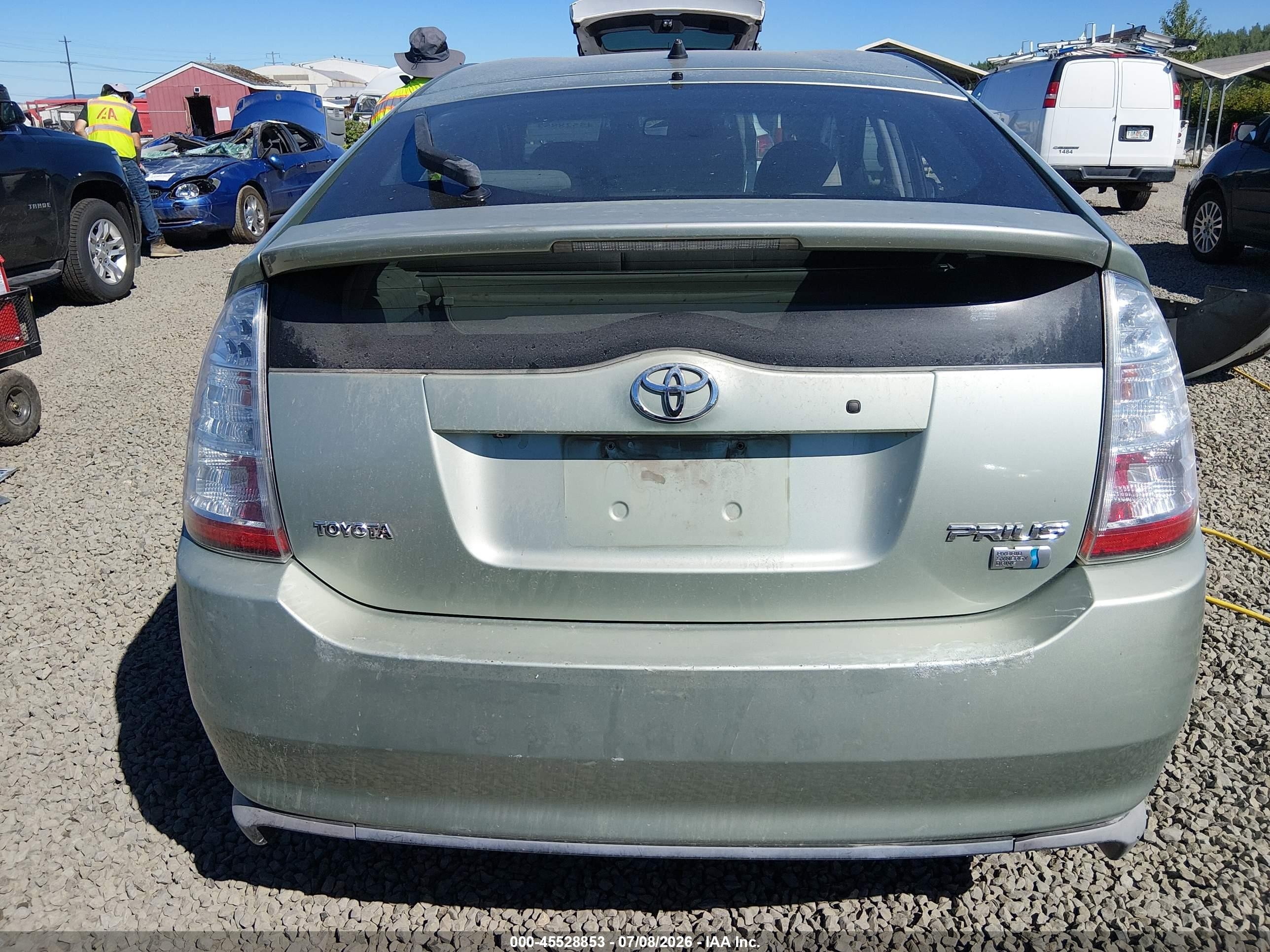2008 Toyota Prius Touring Green vin: JTDKB20U783305670