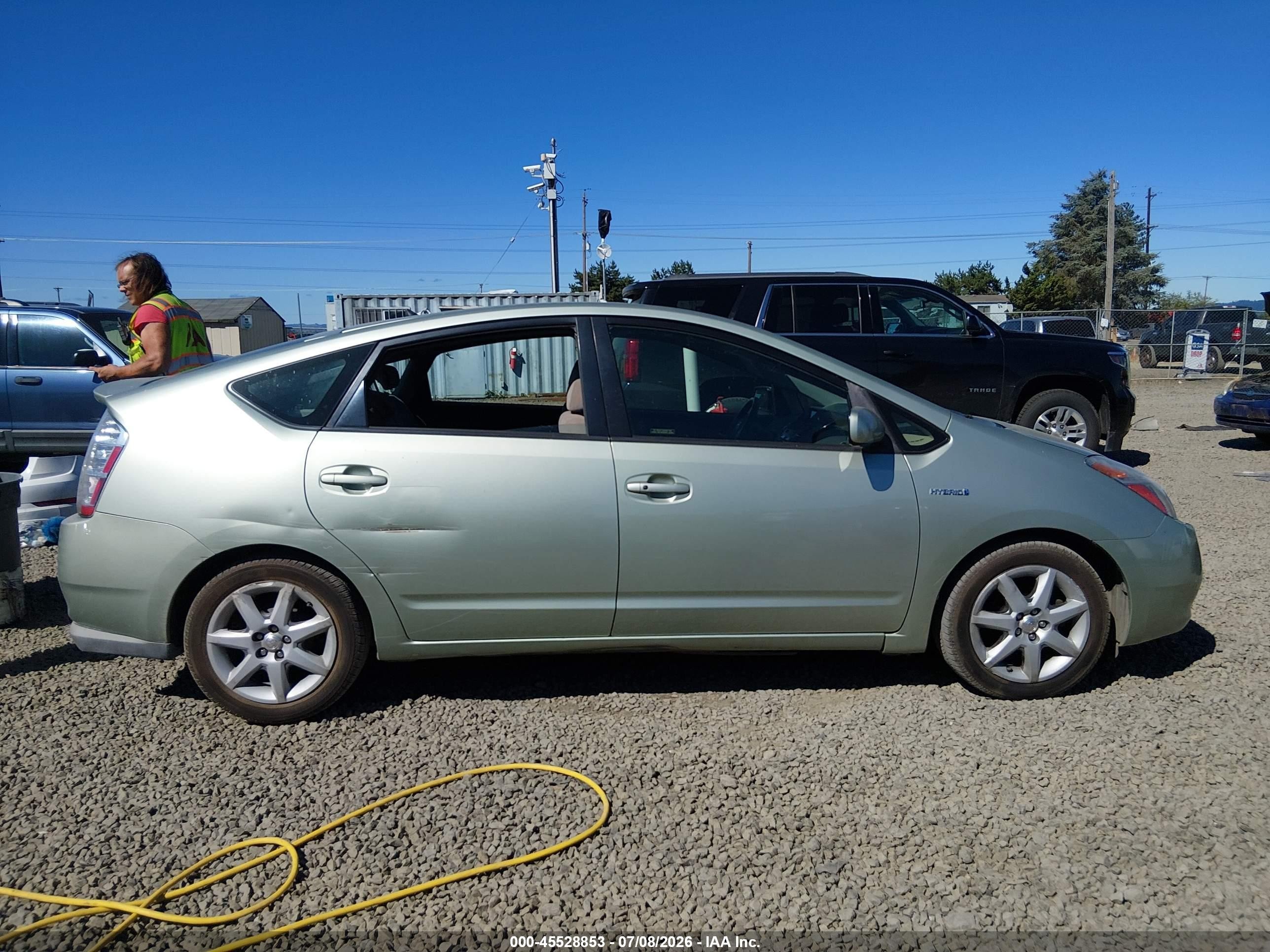 2008 Toyota Prius Touring Green vin: JTDKB20U783305670